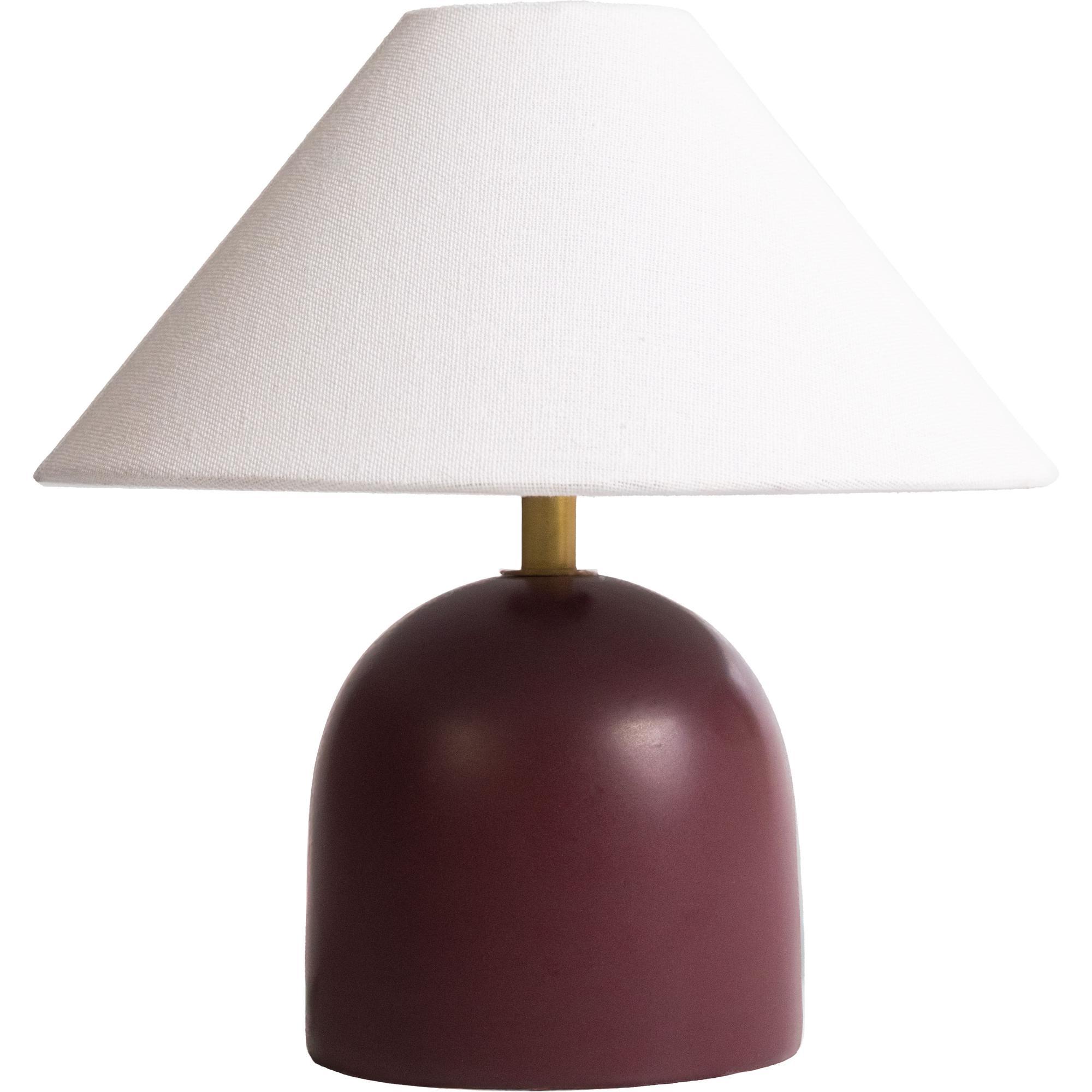 Lámpara de mesa Decotique Flora 25 Borgoña