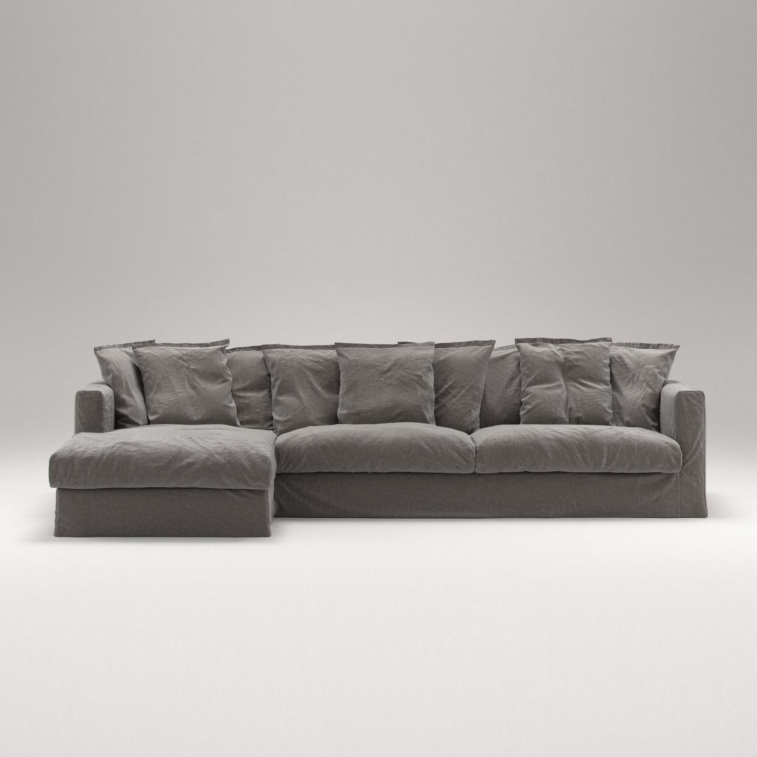 Decotique Le Grand Air 3-Personers Sofa Divan Venstre Røget Granit