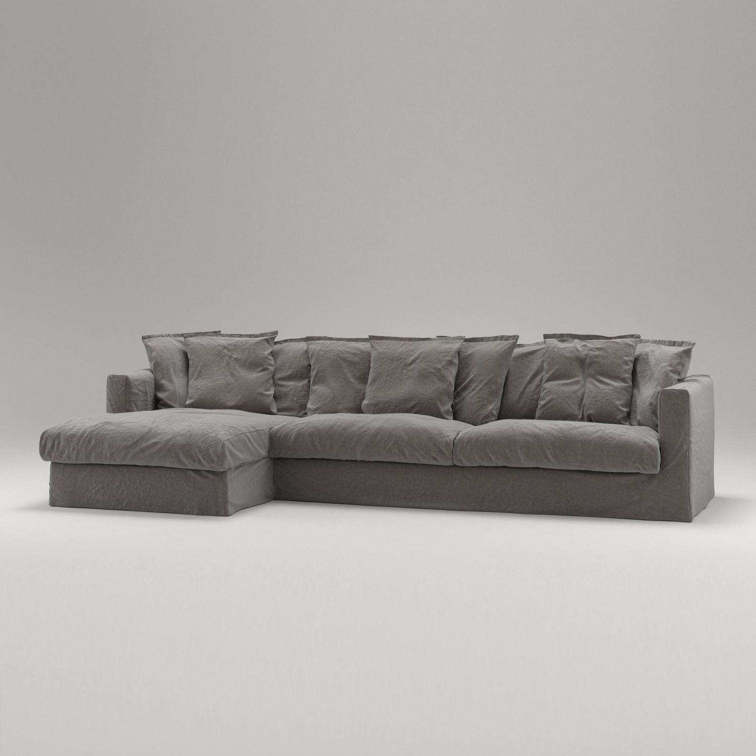 Decotique Le Grand Air 3-Personers Sofa Divan Venstre Røget Granit