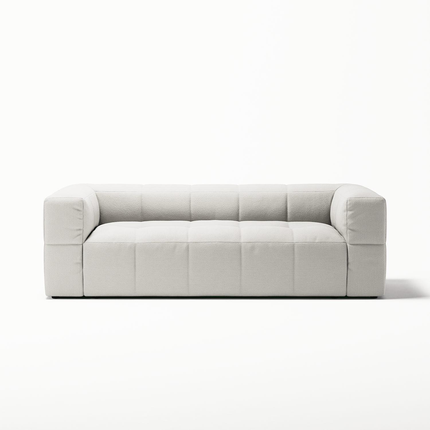 Decotique Mure 2-Personers Sofa Steam/Hvid