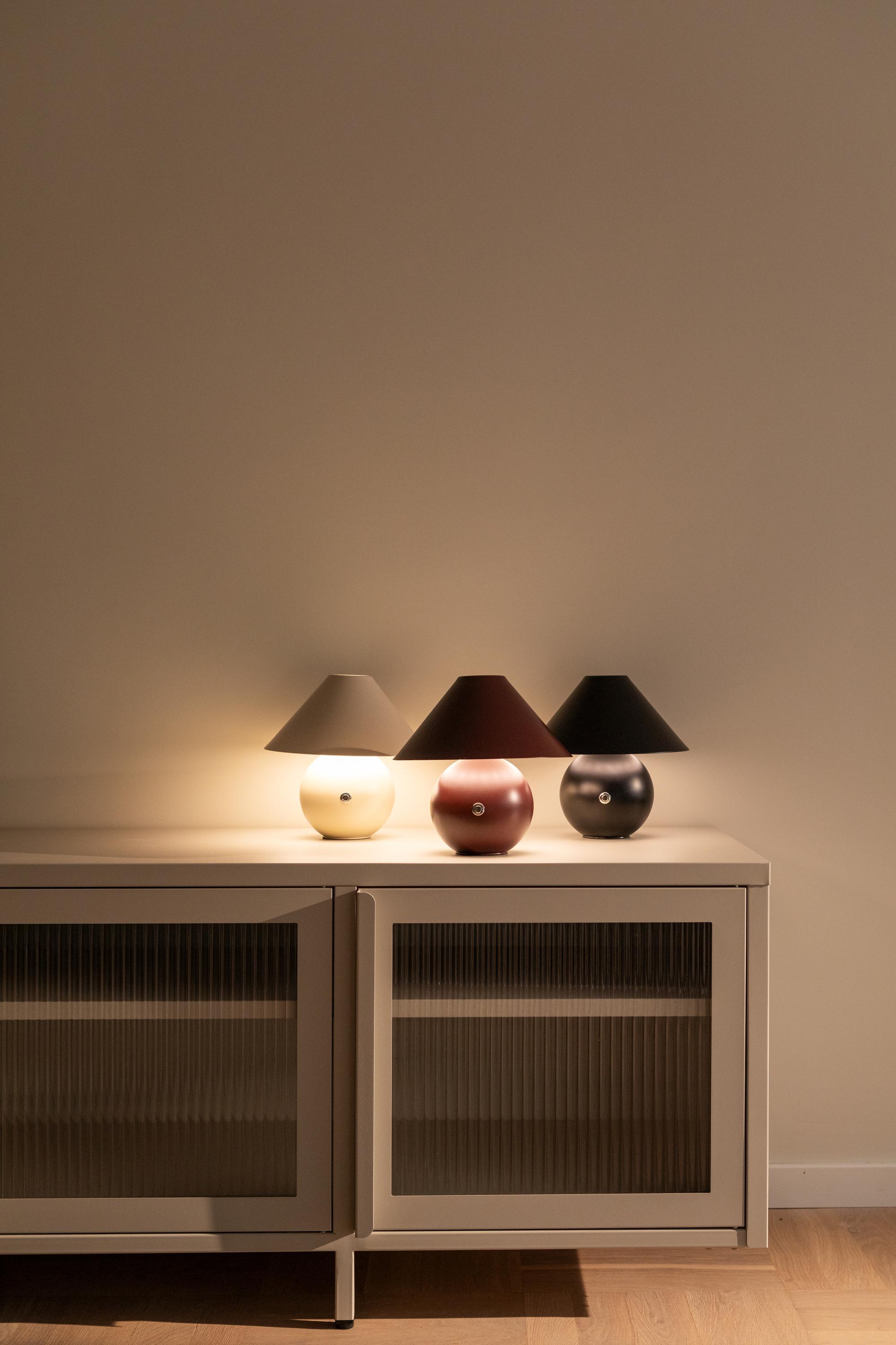 Decotique Cosmo Transportabel Lampe Burgundy