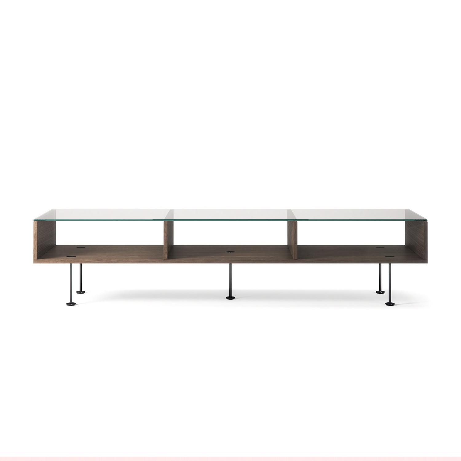 Decotique Vogue Sofabord 45x165 Mørk Eg/Sort