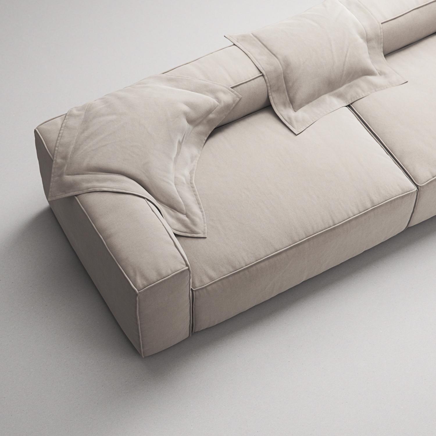 Decotique Grand 4-Personers Sofa Sandshell/Beige