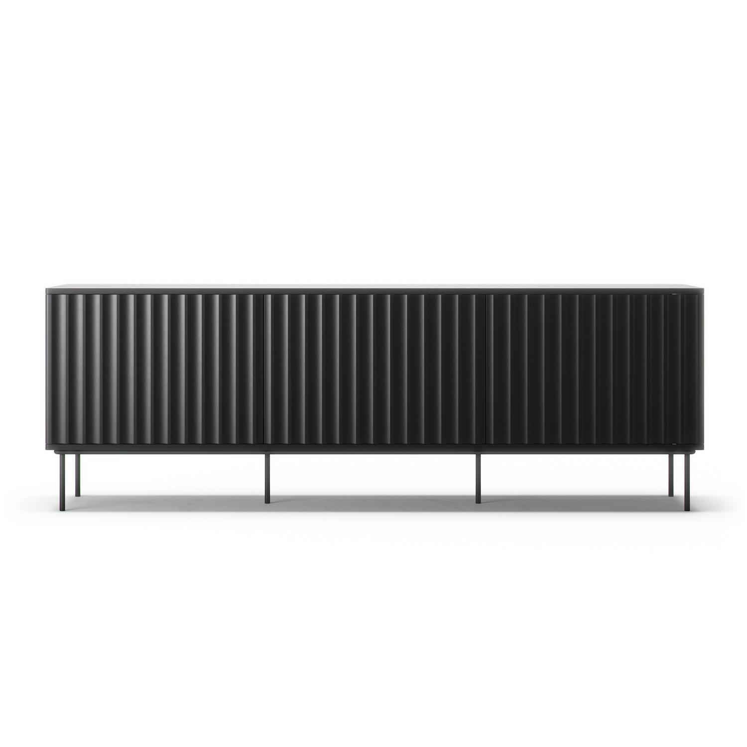 Decotique Wave TV Bænk 3D Antracit