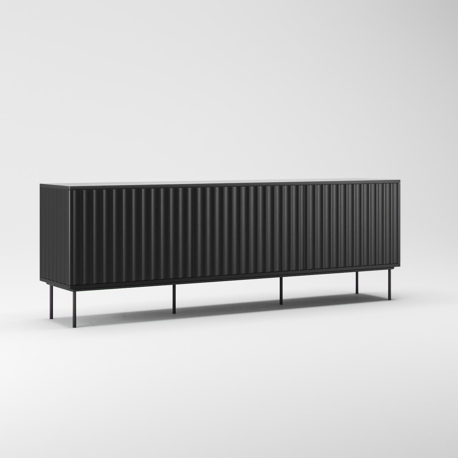 Decotique Wave TV Bænk 3D Antracit