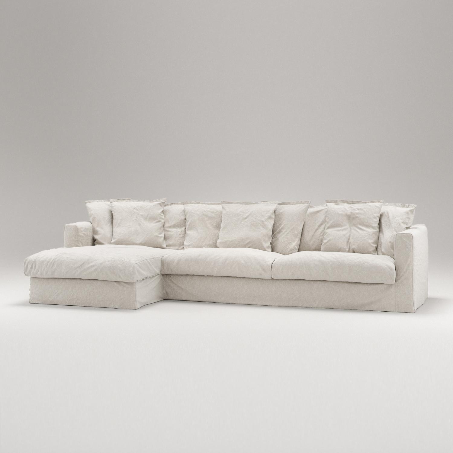Decotique Le Grand Air 3-Personers Sofa Divan Venstre Cremehvid