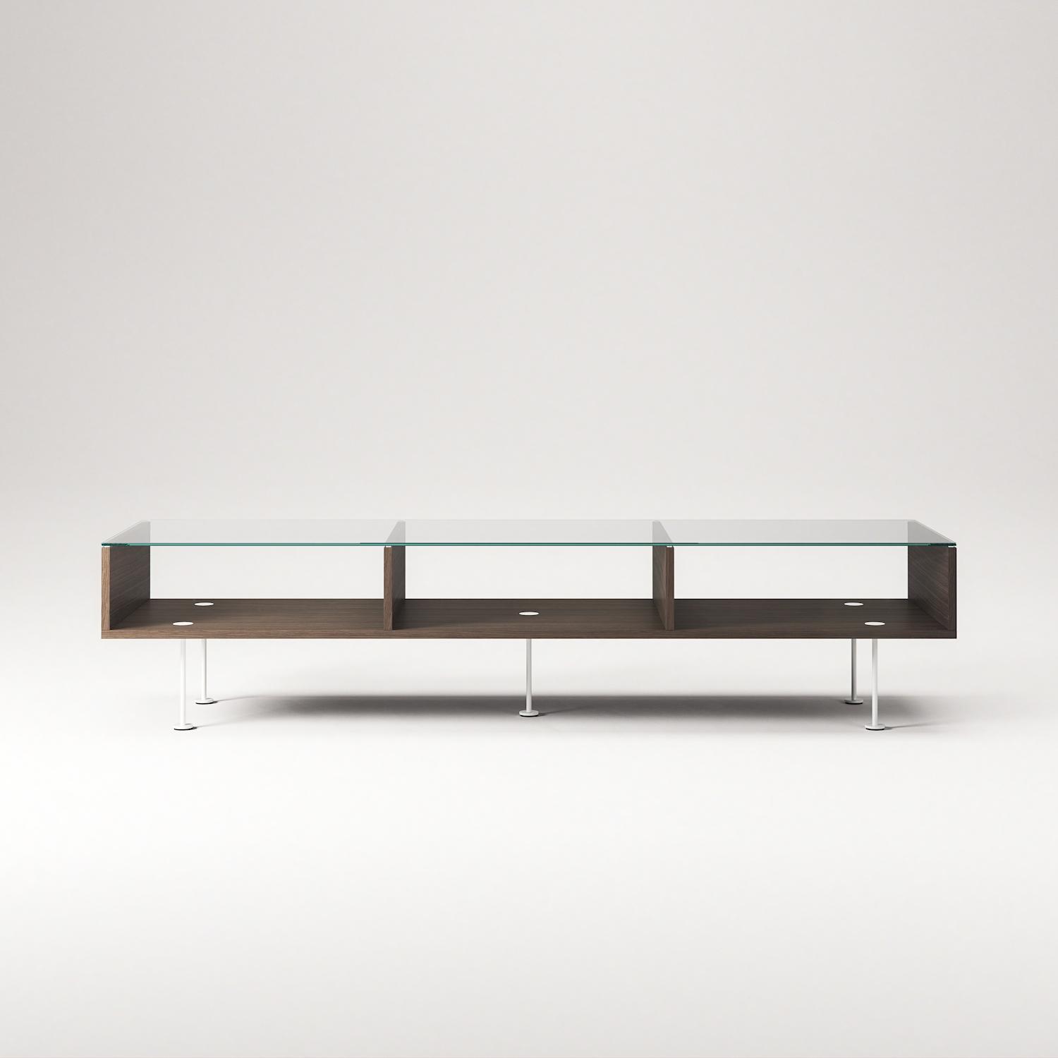 Decotique Vogue Sofabord 45x165 Mørk Eg/Hvidt