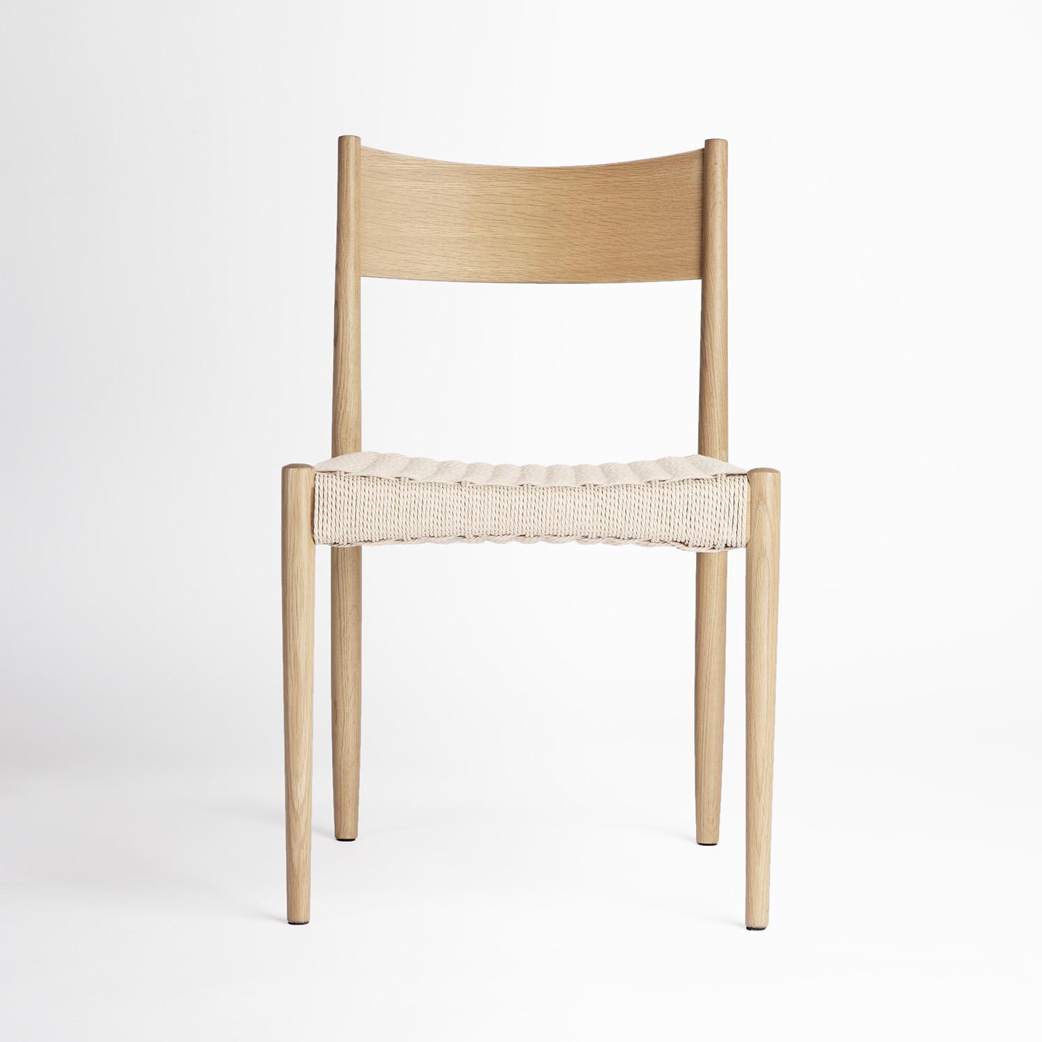 Decotique Bond Spisebordsstol Hvidmalet Eg
