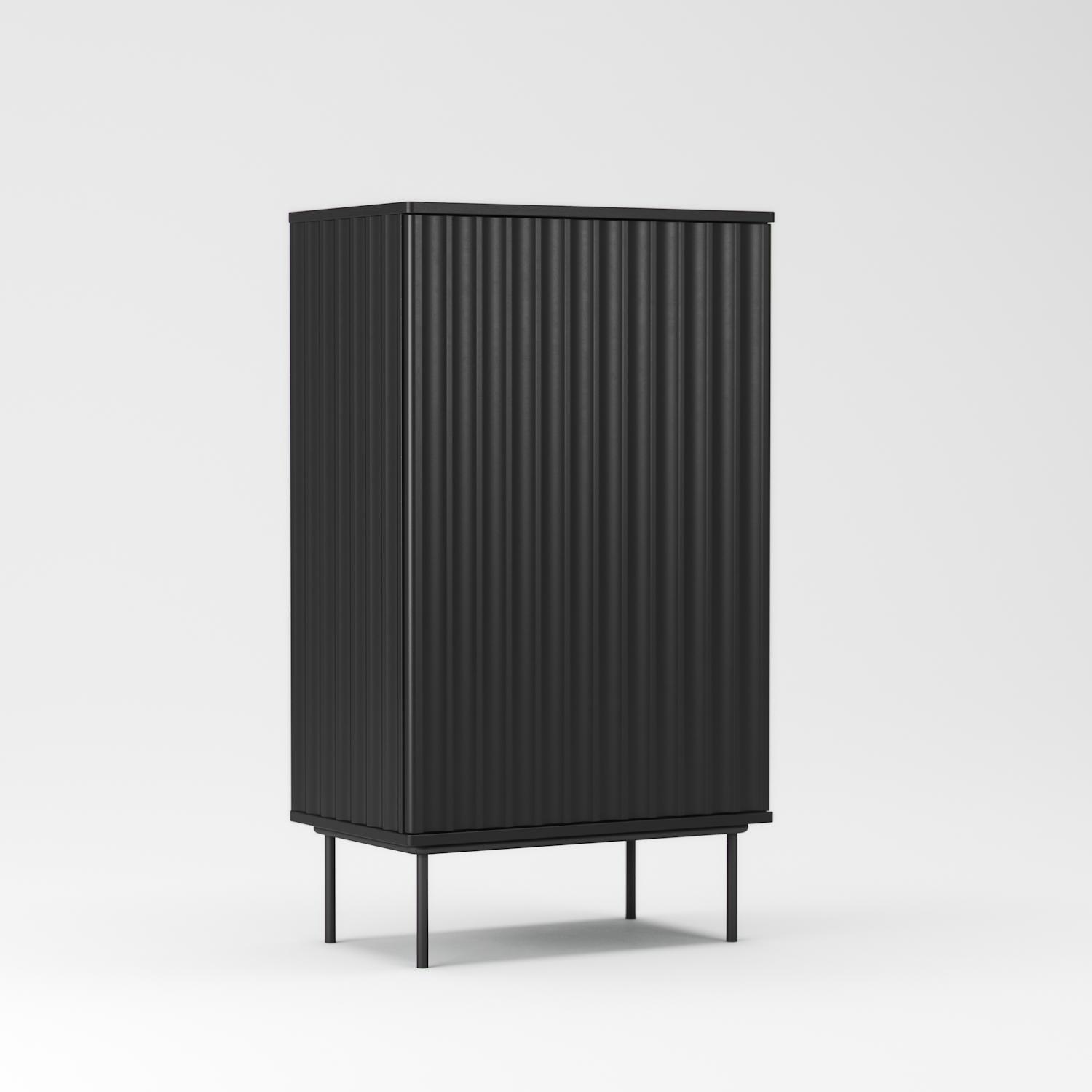 Decotique Wave Skab Med Dør Antracit