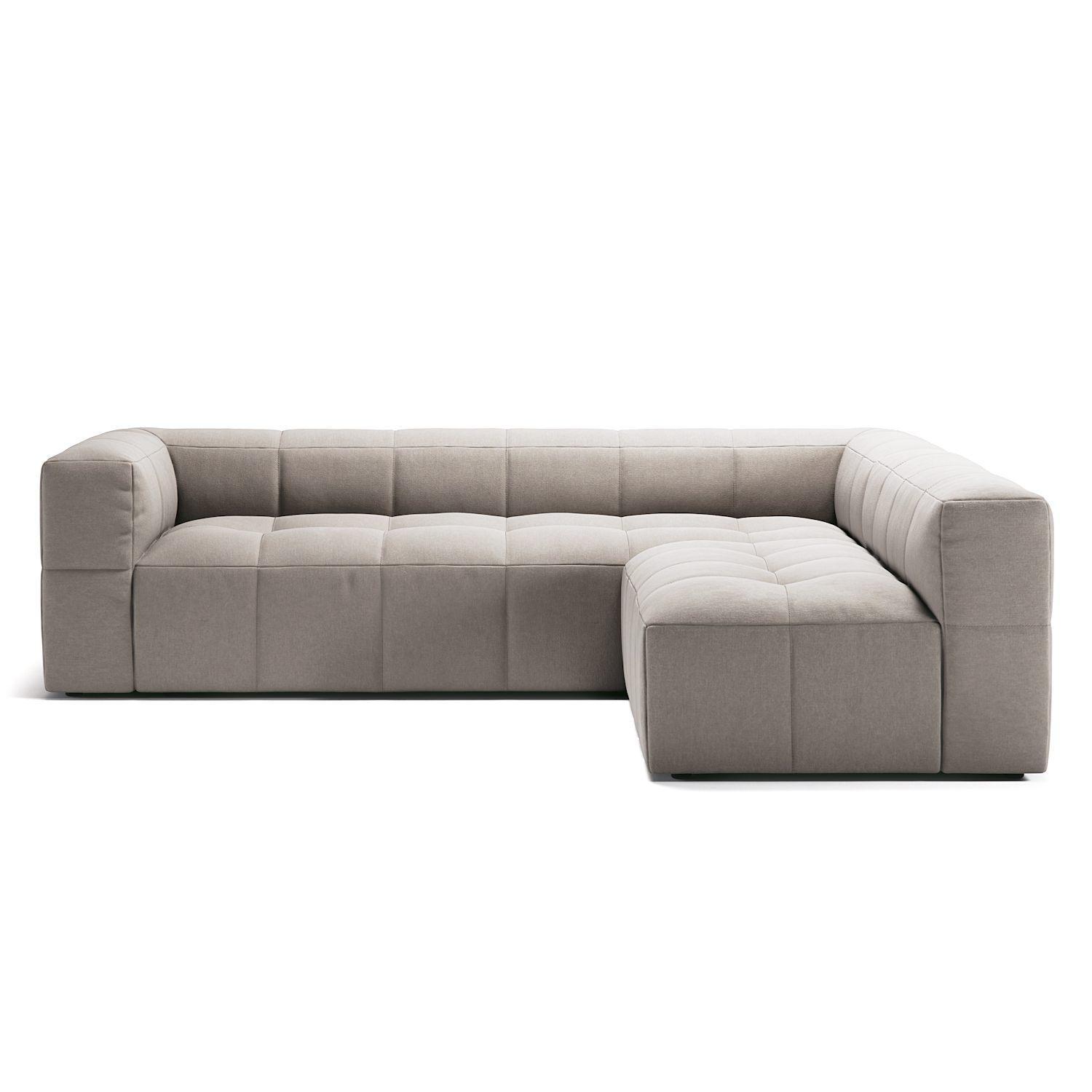 Decotique Mure 3-Personers Sofa Med Åben Ende Højre Sandshell/Beige