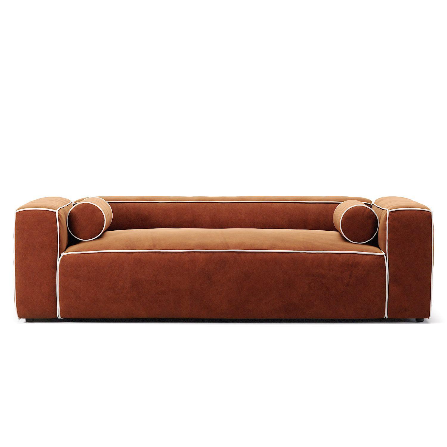 Decotique Grand Hue 2-Personers Sofa Moonwhite/Kobber
