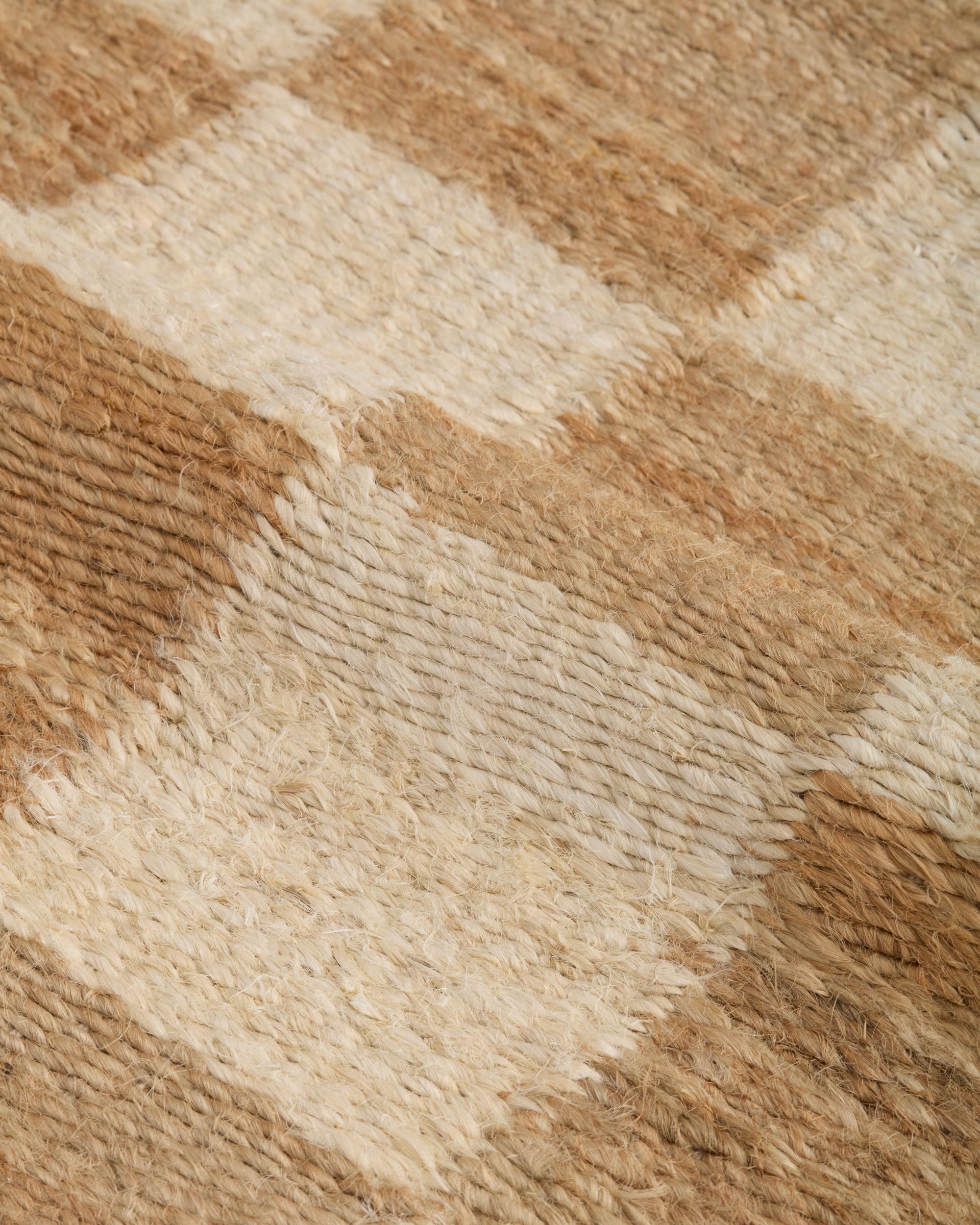 Decotique Chess Gulvtæppe 200x300 Off-white/Natural Jute
