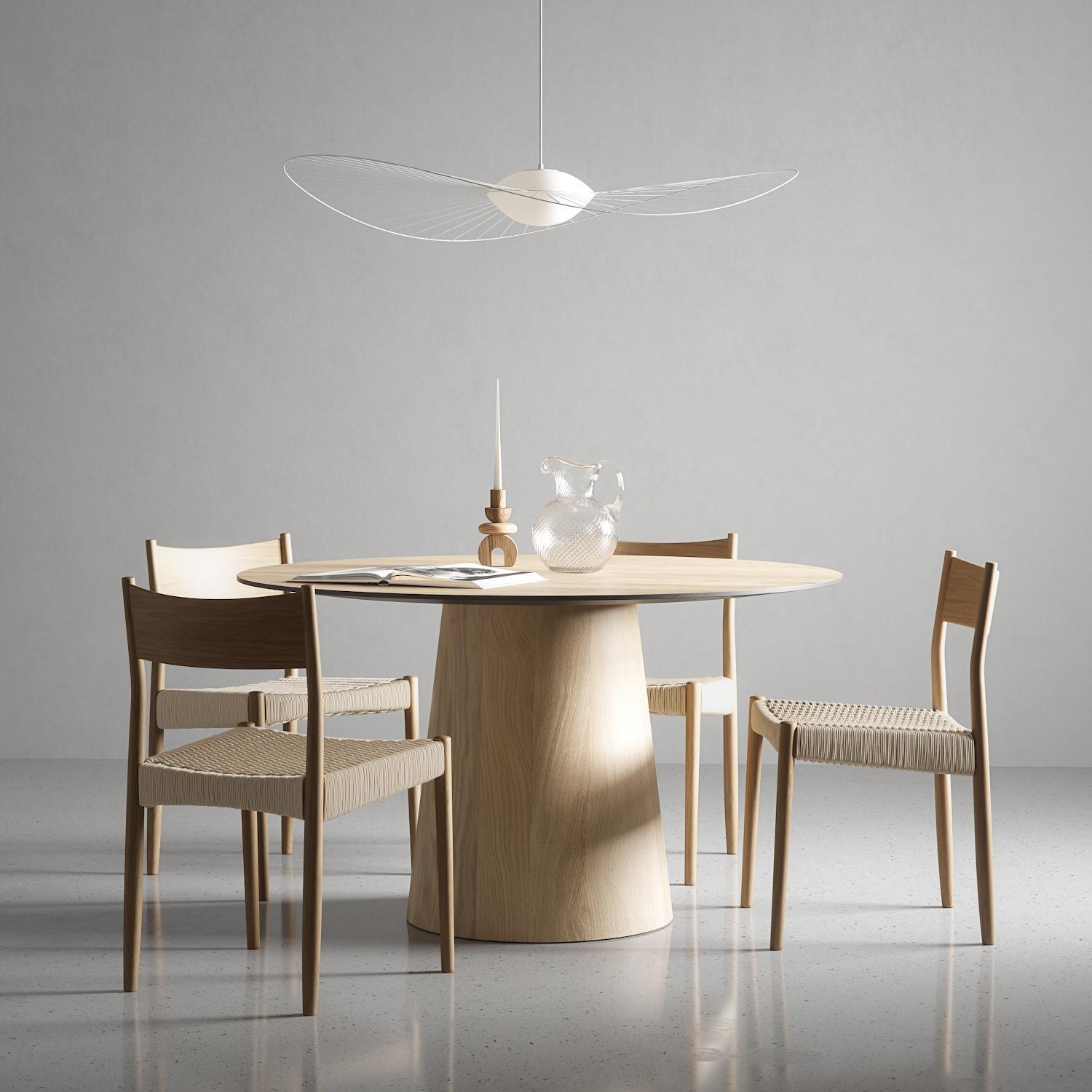Decotique Bond Spisebordsstol Hvidmalet Eg
