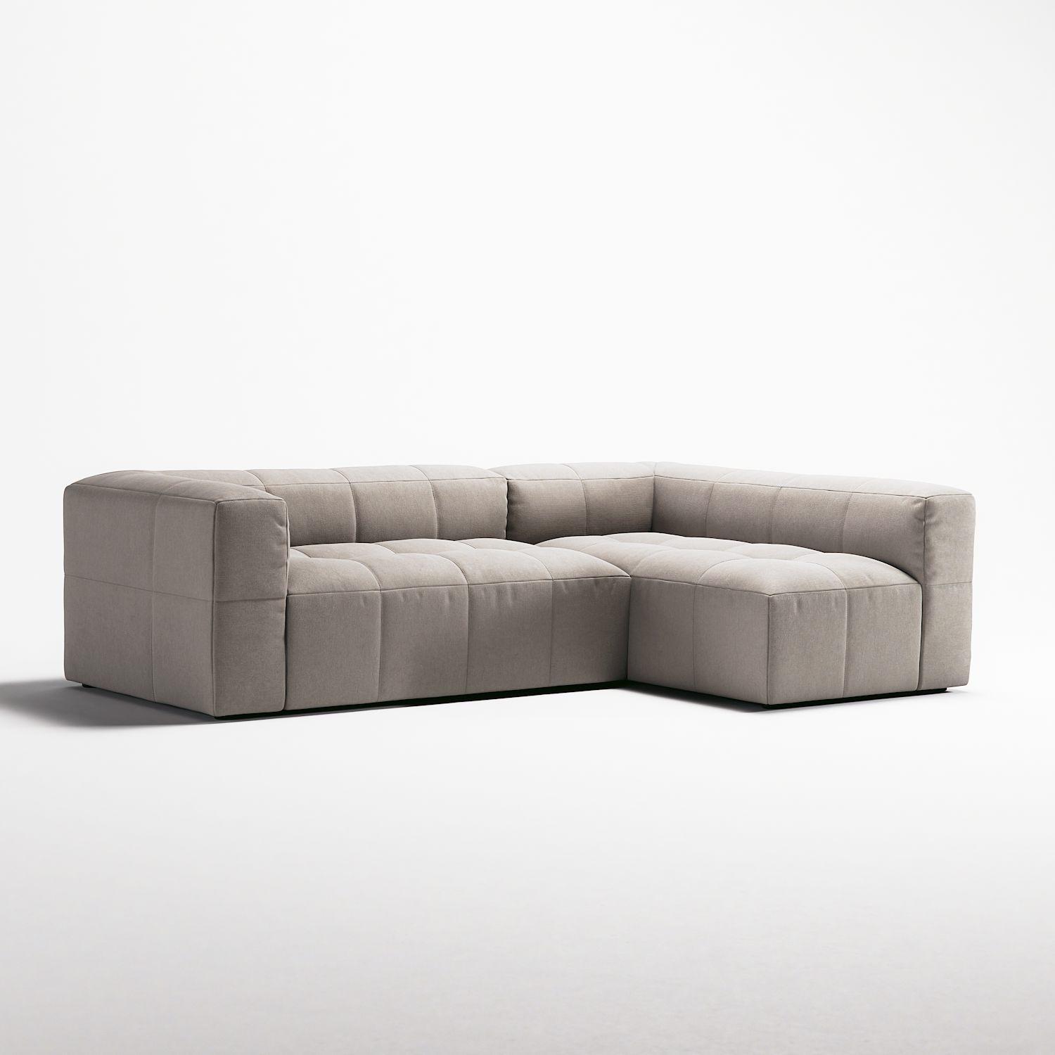 Decotique Mure 3-Personers Sofa Med Divan Højre Sandshell/Beige