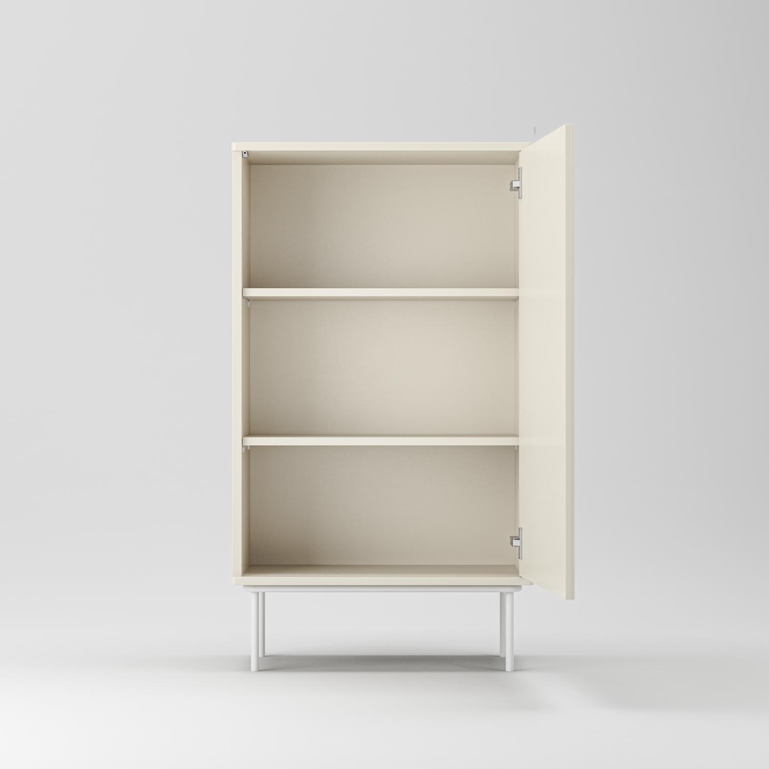 Decotique Wave Skab Med Dør Creme