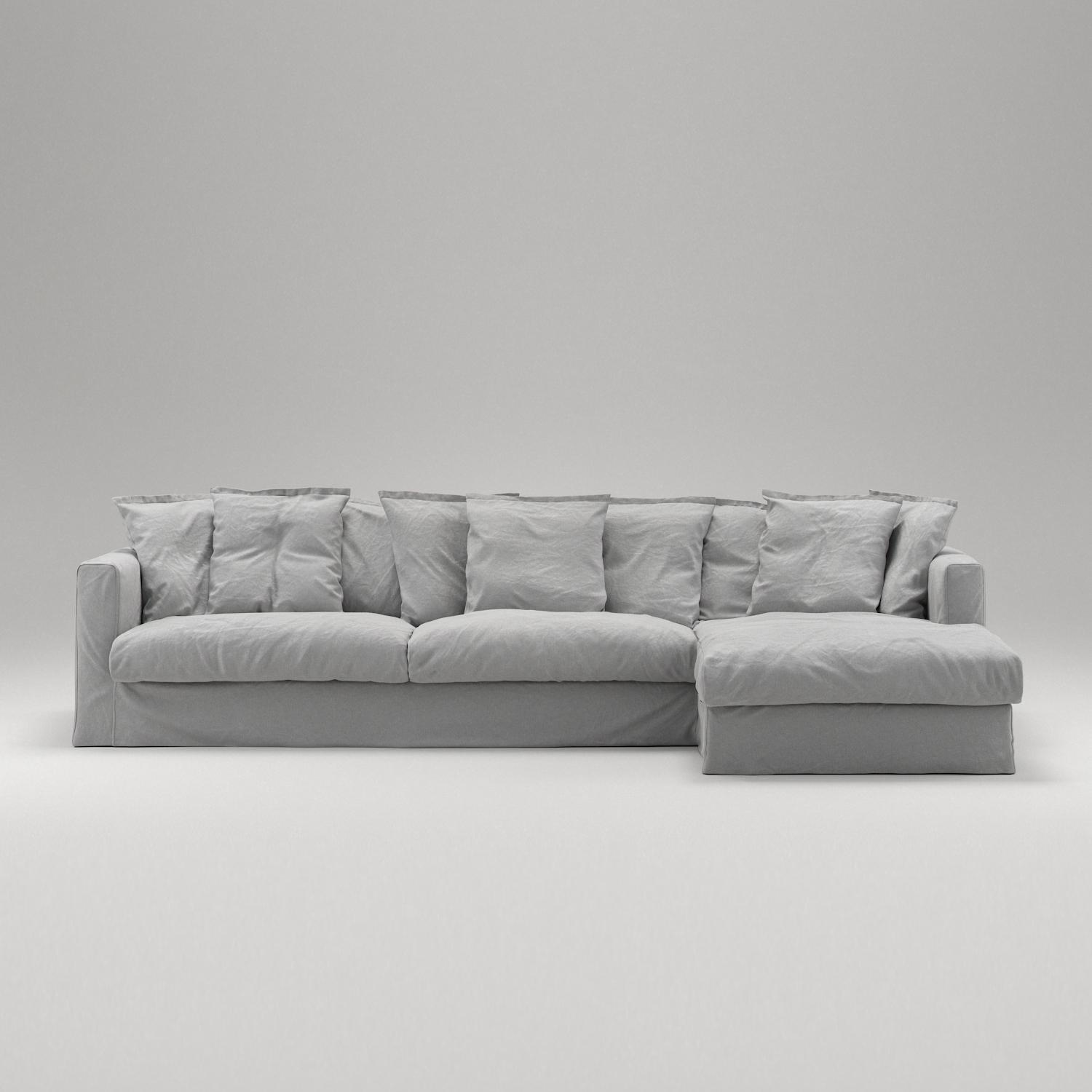 Decotique Le Grand Air 3-Personers Sofa Divan Højre Lysegrå