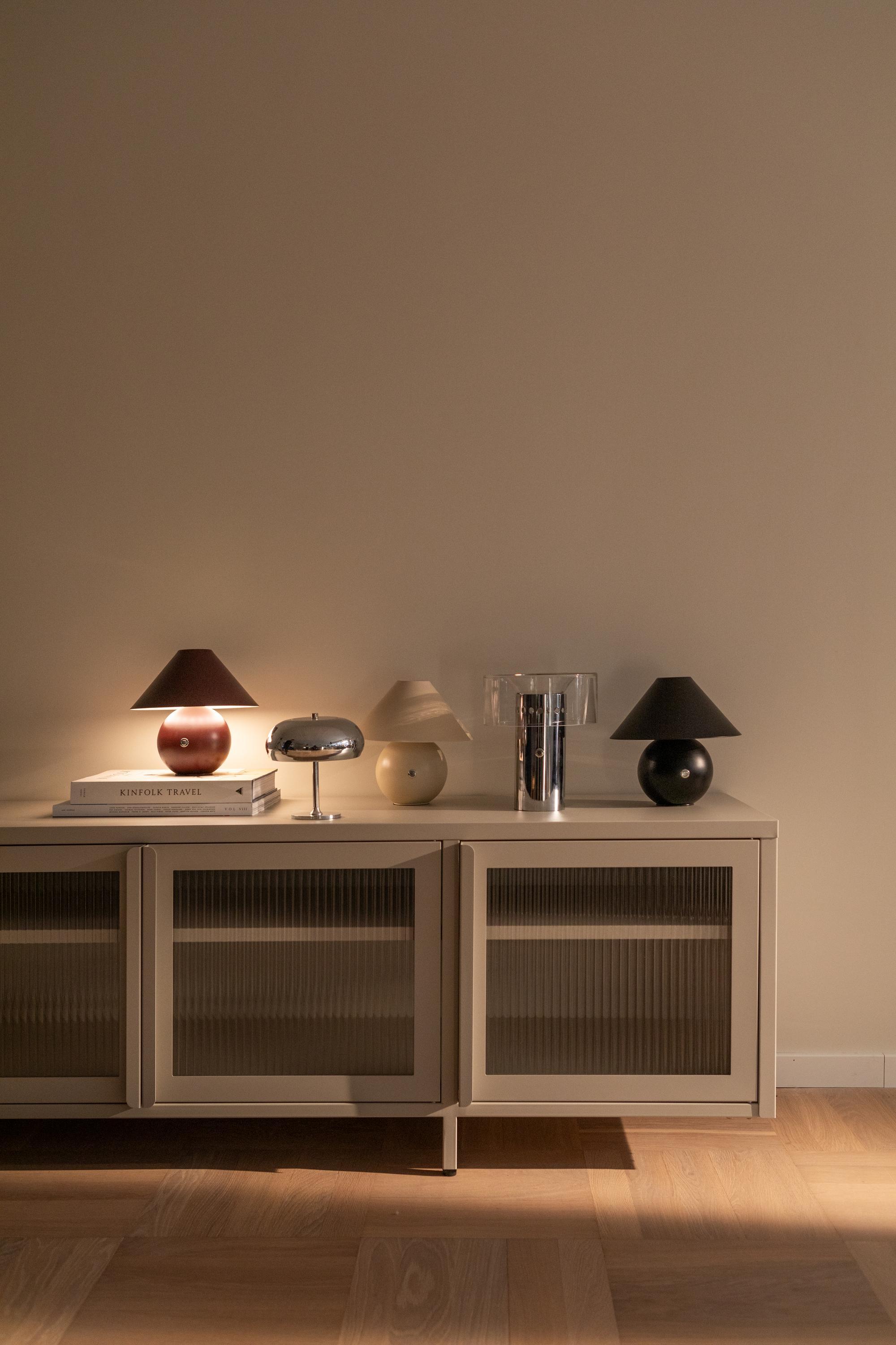 Decotique Cosmo Transportabel Lampe Burgundy