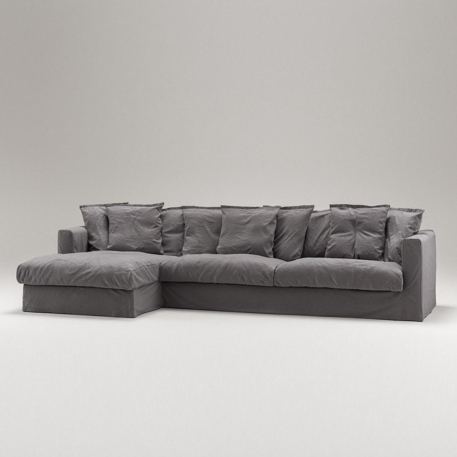 Decotique Le Grand Air 3-Personers Sofa Divan Venstre Grå