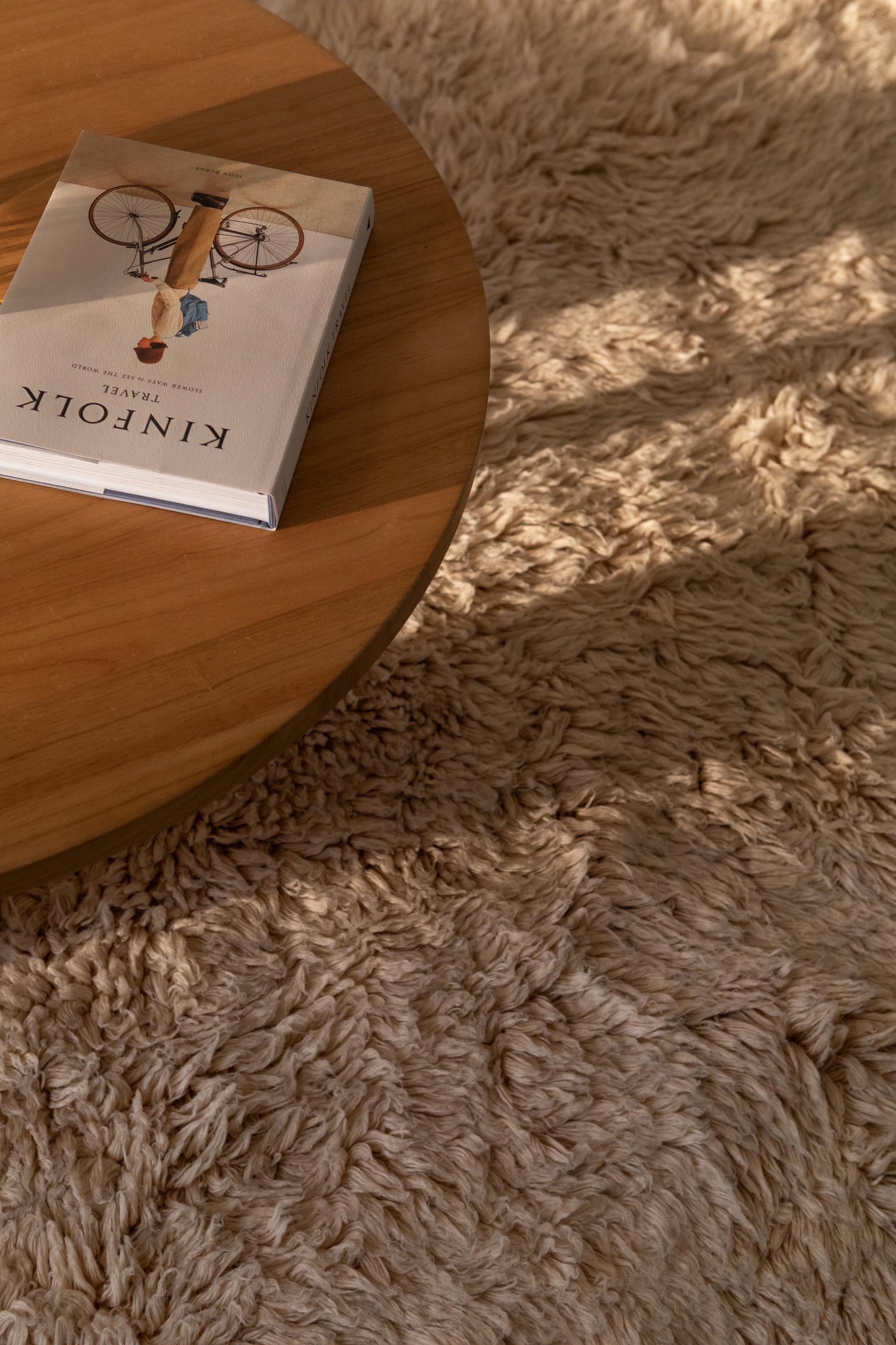 Decotique Shaggy Gulvtæppe 250x350 Mørk Beige