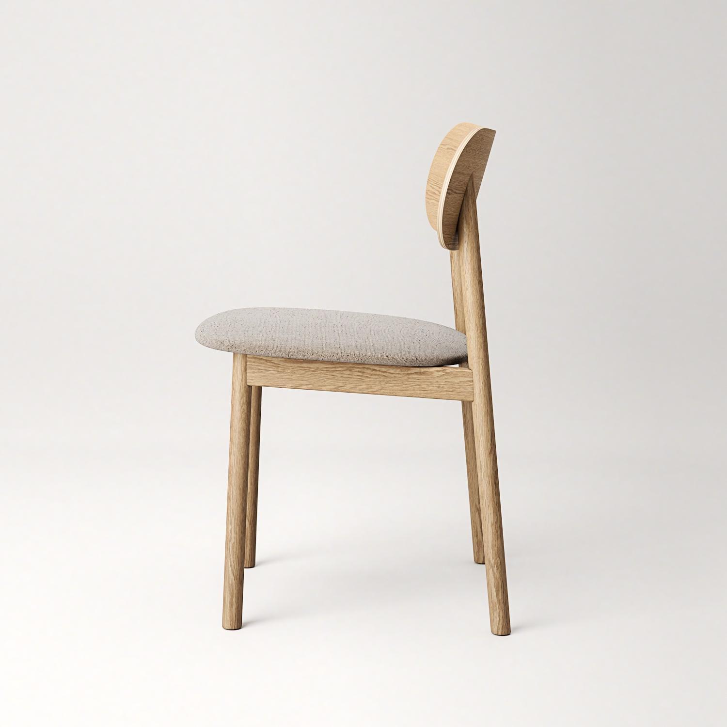 Decotique Elephant Spisebordsstol Naturligt Egetræ/Beige Breeze