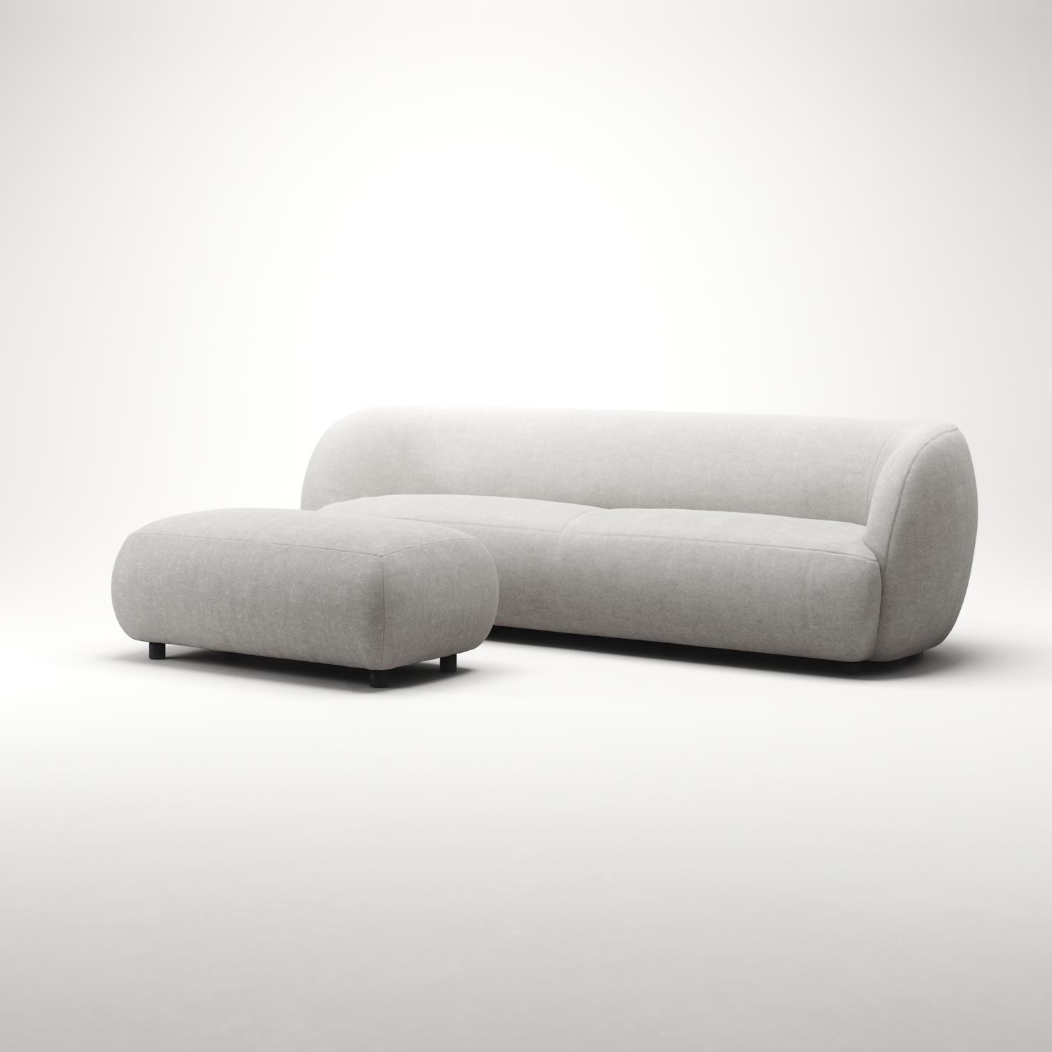 Decotique Atelier 3-Personers Sofa 3-Pers Moonwhite