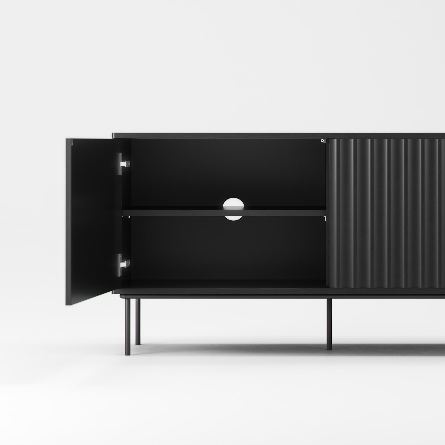 Decotique Wave TV Bænk 3D Antracit