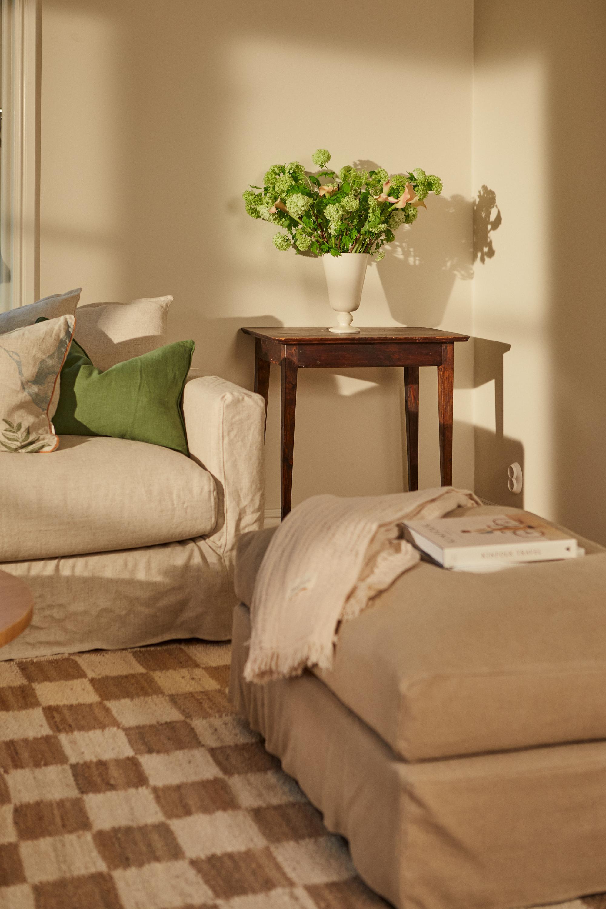 Decotique Chess Gulvtæppe 180x270 Off-white/Natural Jute