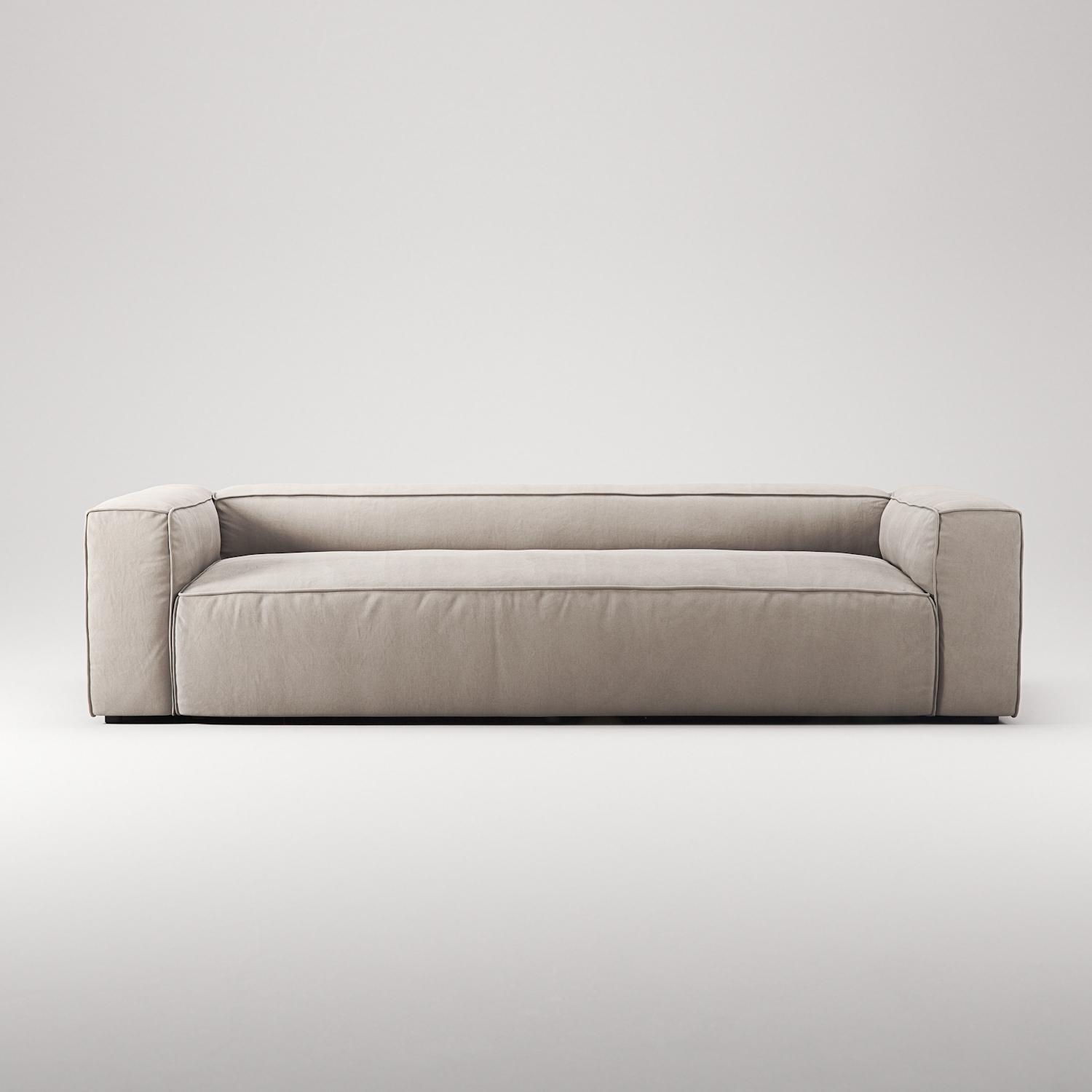 Decotique Grand 3-Personers Sofa Sandshell/Beige