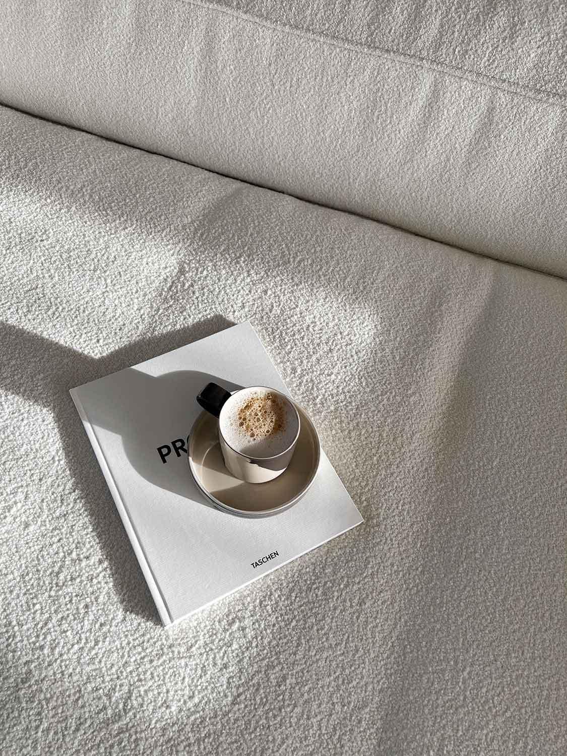 Decotique Grand 3-Personers Sofa Steam/Hvid