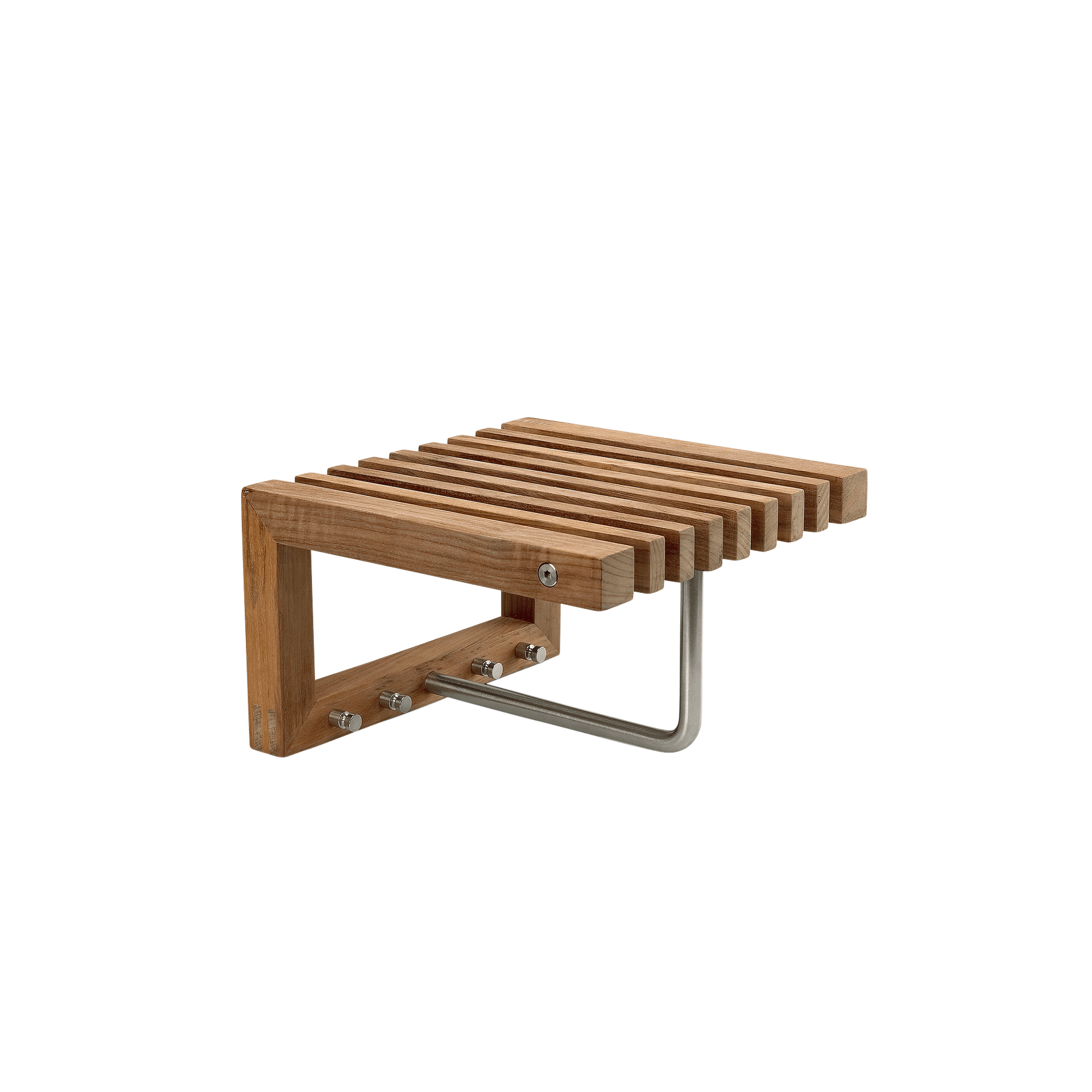 Fritz Hansen Skagerak Collection Cutter Coat Rack Mini Teak/Stainless Steel