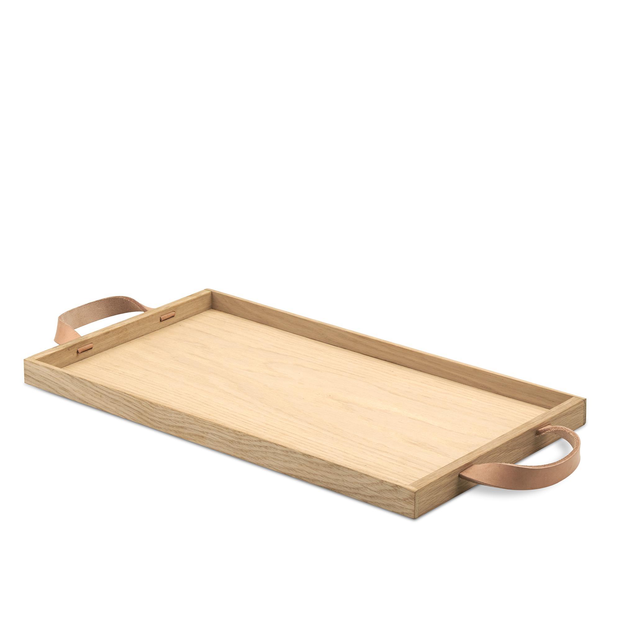 Fritz Hansen Skagerak Norr Tray 46x25.5 Oak/Leather