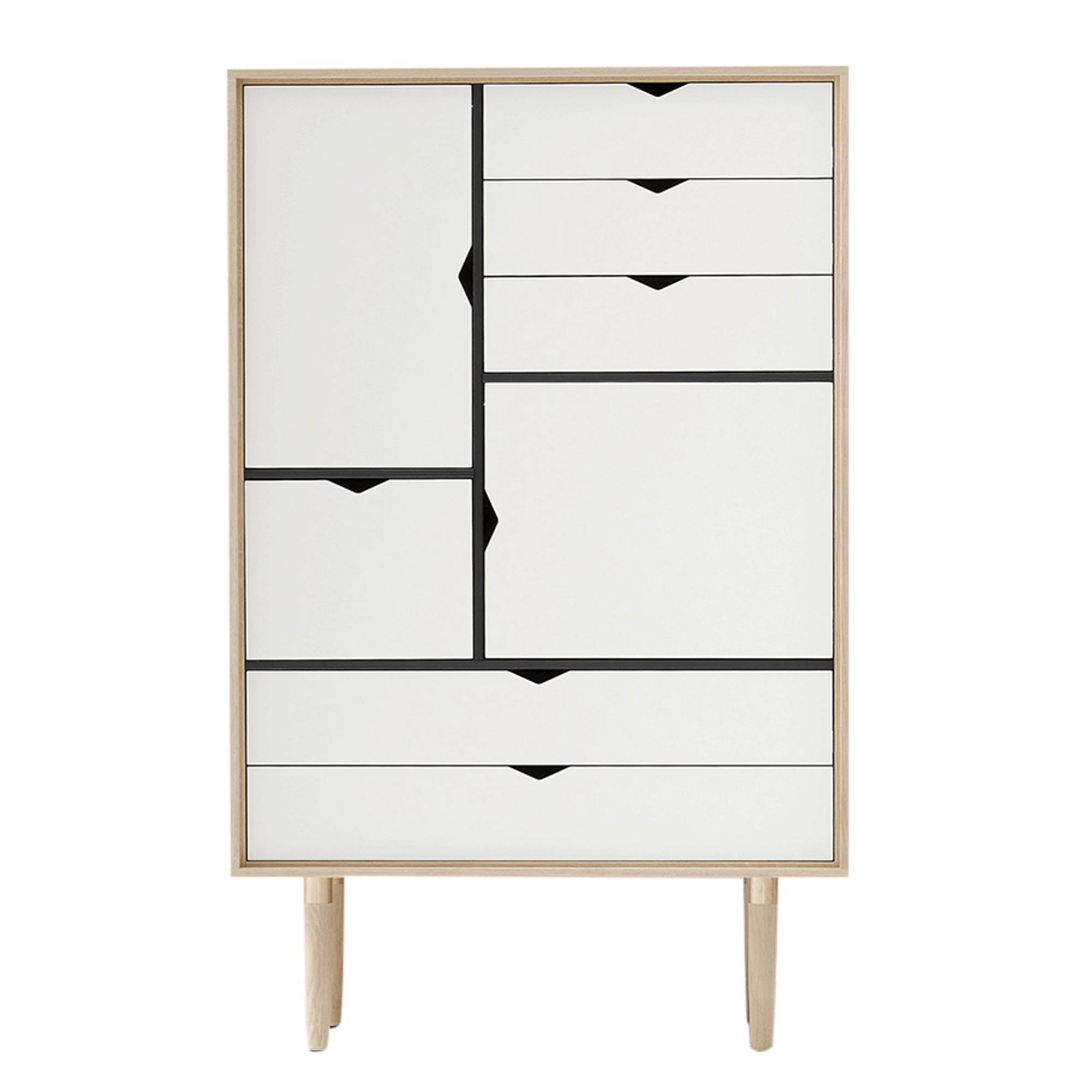 Andersen Furniture S5 Skab Sæbebehandlet Eg/Hvid