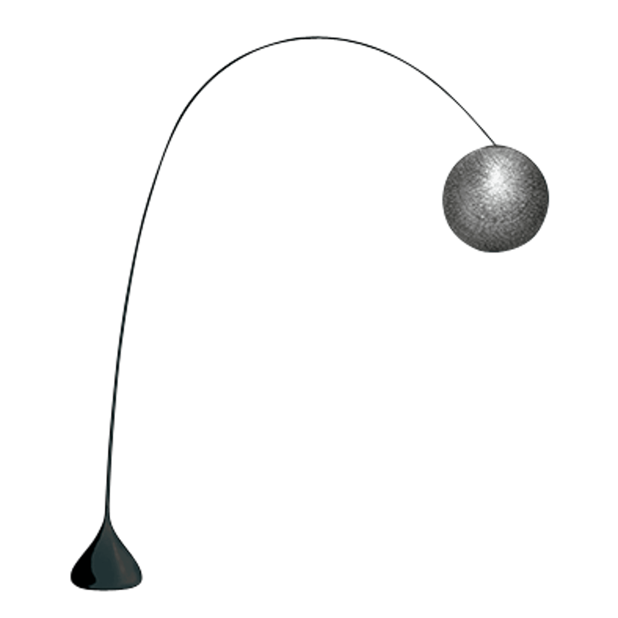 Yamagiwa Mayuhana Ma Black Arch Floor Lamp Black