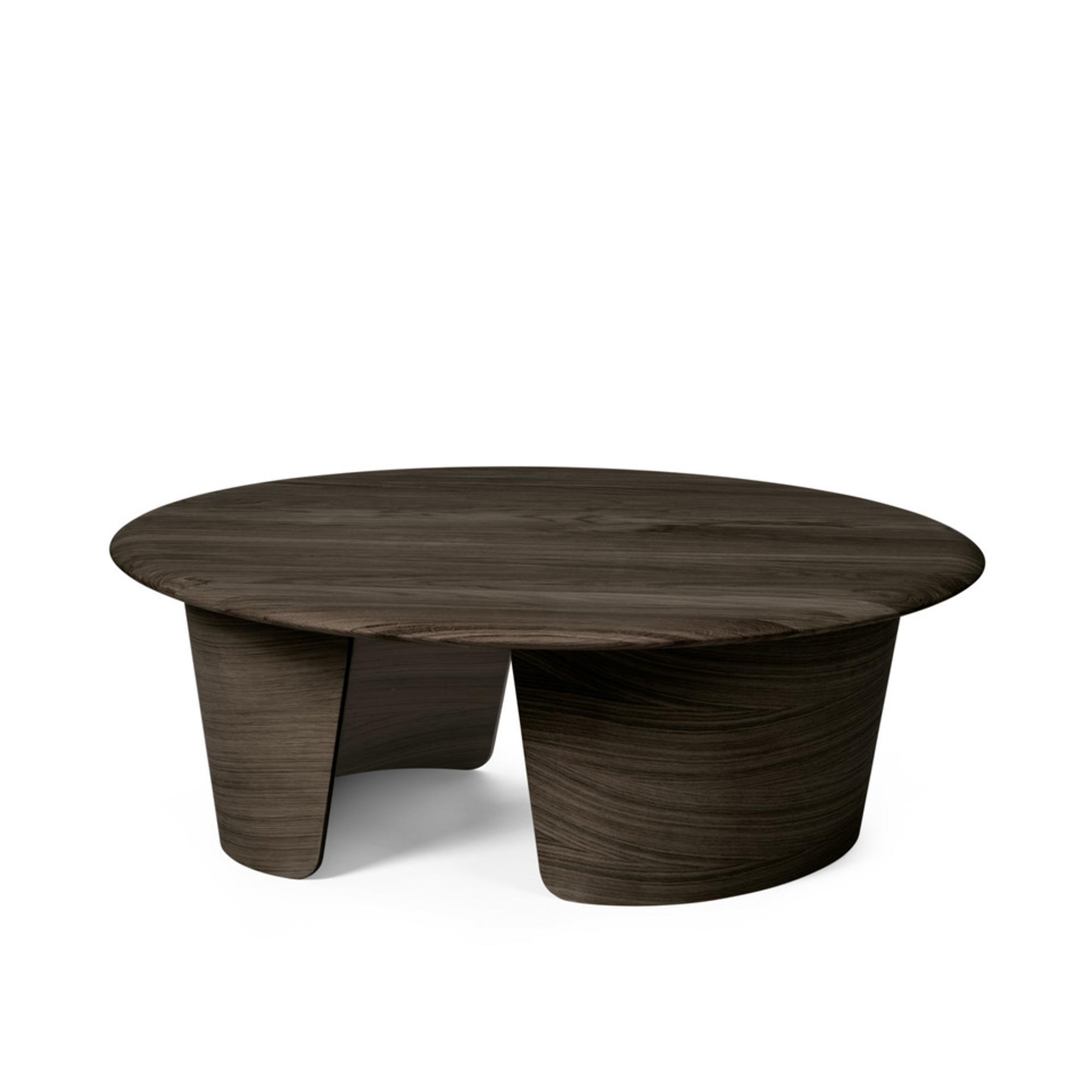 Sibast Furniture No 7 Lounge sohvapöytä Ø90 Matala Tumma Öljytty Oak/Solid