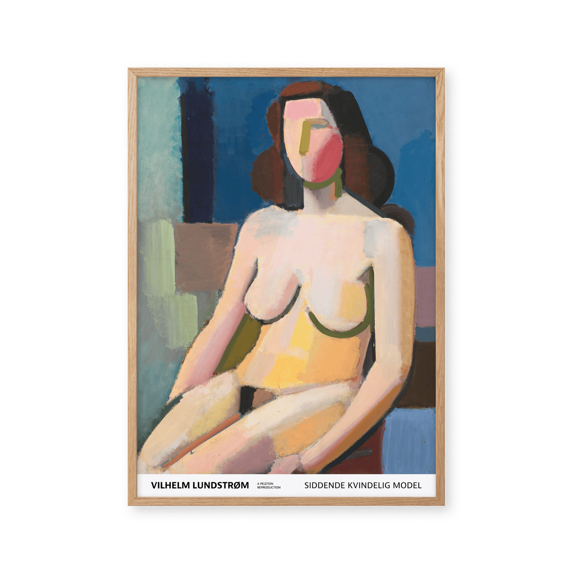 Peléton Seated Female Model, 1942 70x100 Poster