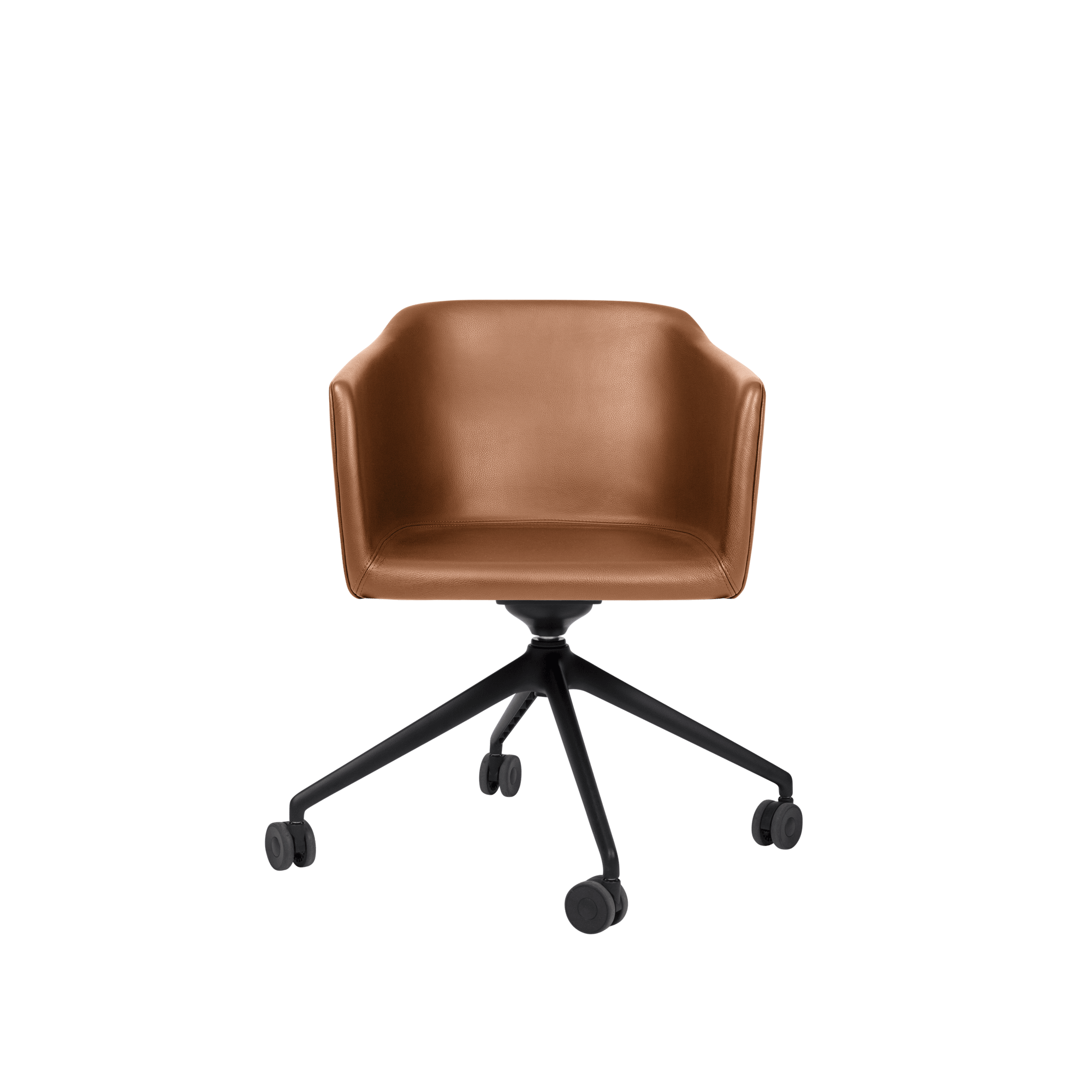 Bent Hansen Since Chair w. Wheels Black/ Cognac