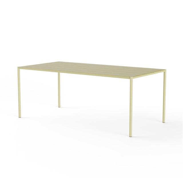 NINE Sine Spisebord 189 x 94,5 cm Gul