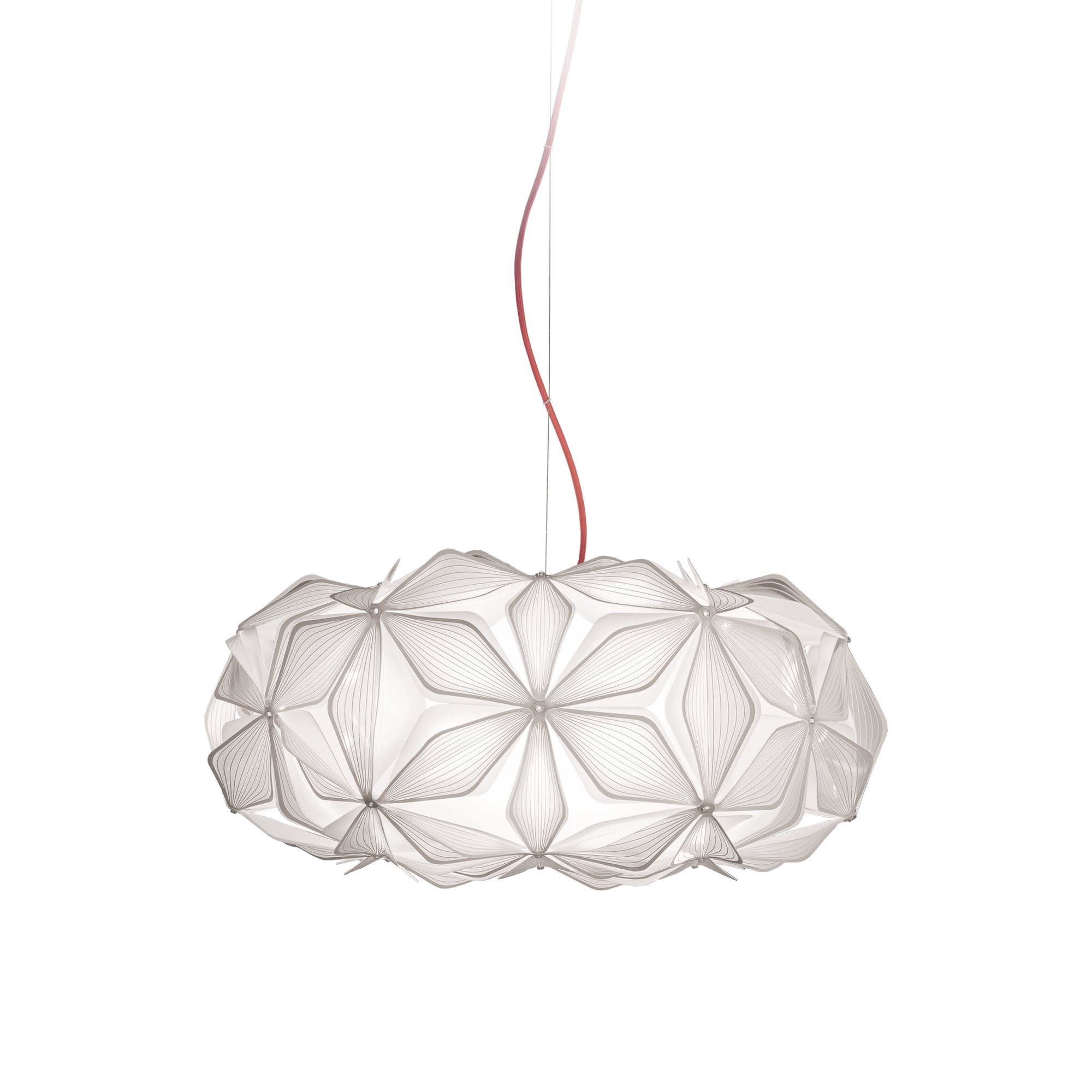 SLAMP C\'Est La Vie Pendelleuchte Medium Weiß/ Rot