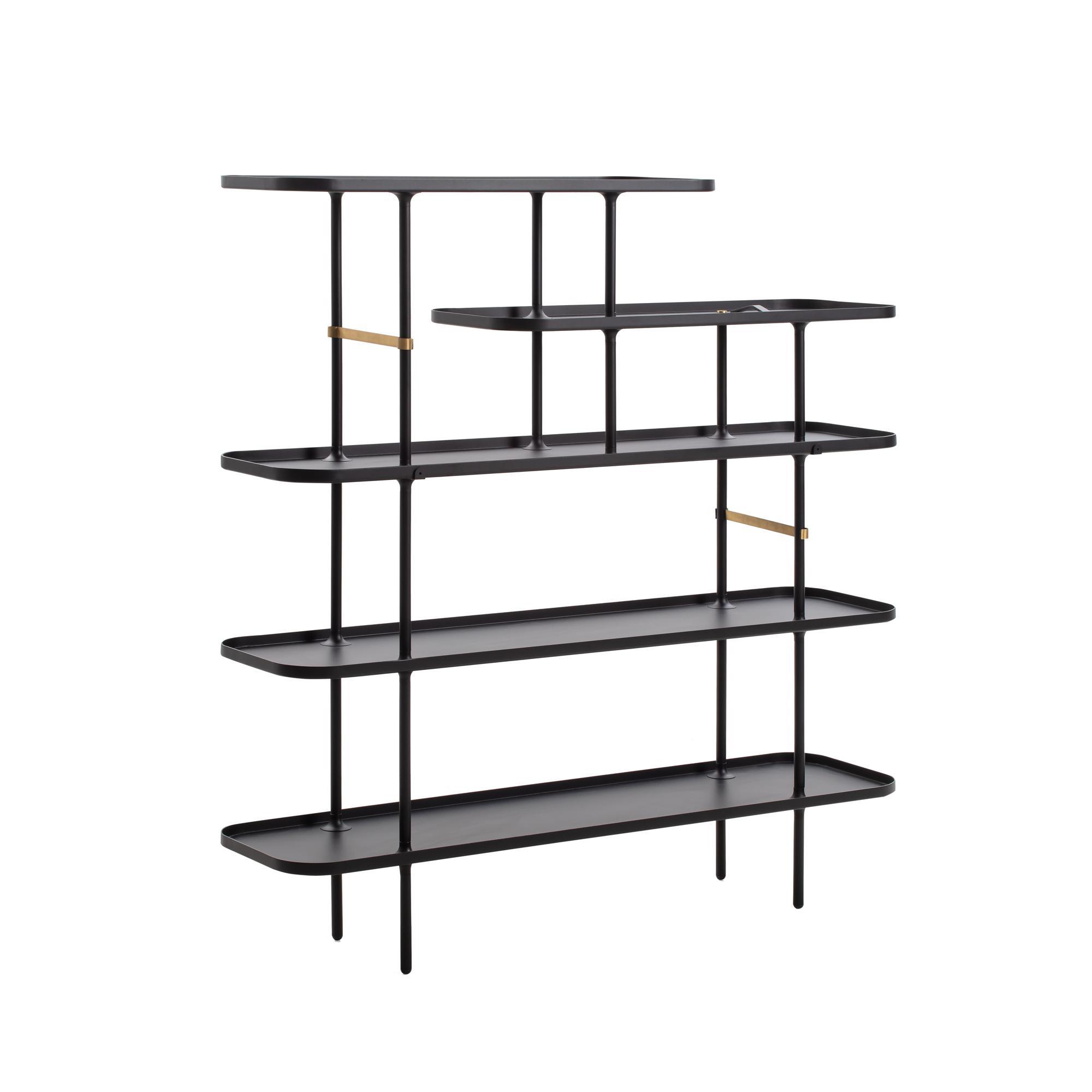 Wendelbo Slice Bookcase Medium High Black