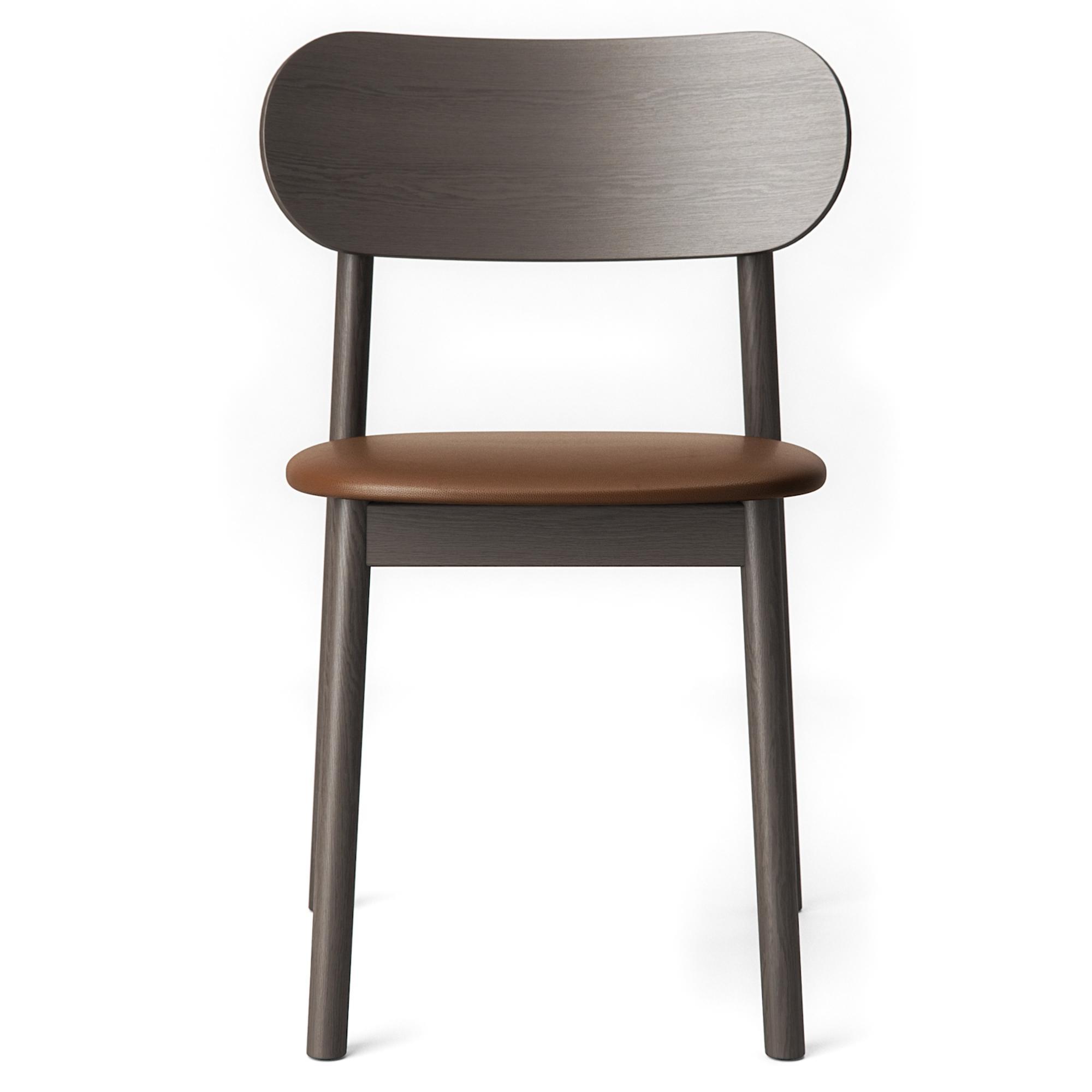 Decotique Elephant Spisebordsstol Mørkt Egetræ/Brunt Læder