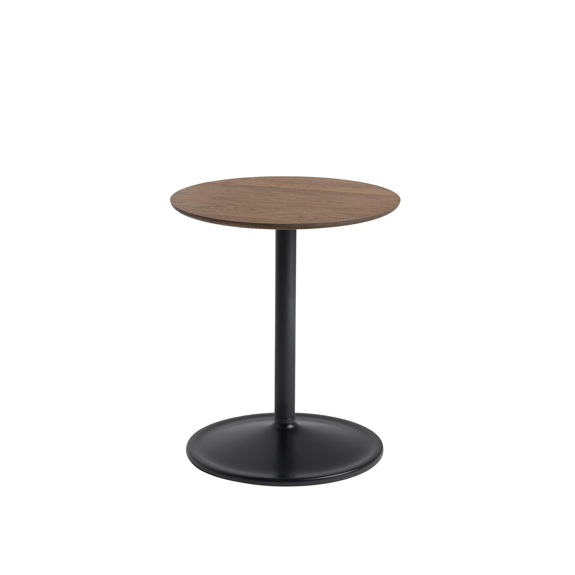 Muuto Soft Coffee Table Smoked Oak/Black Ø41 H48