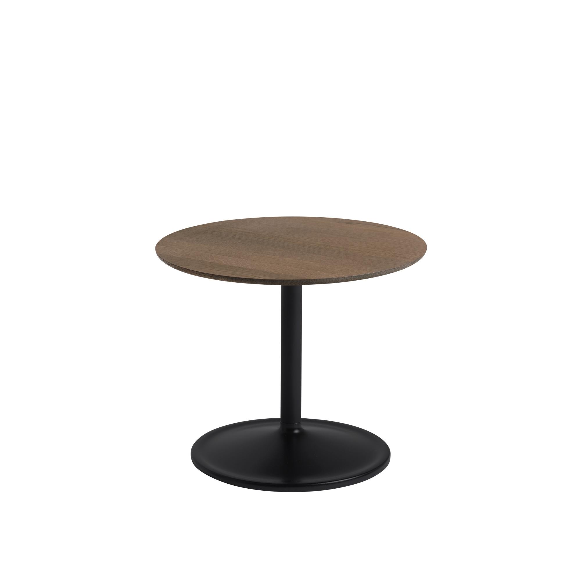 Muuto Soft Coffee Table Smoked Oak/Black Ø48 H40