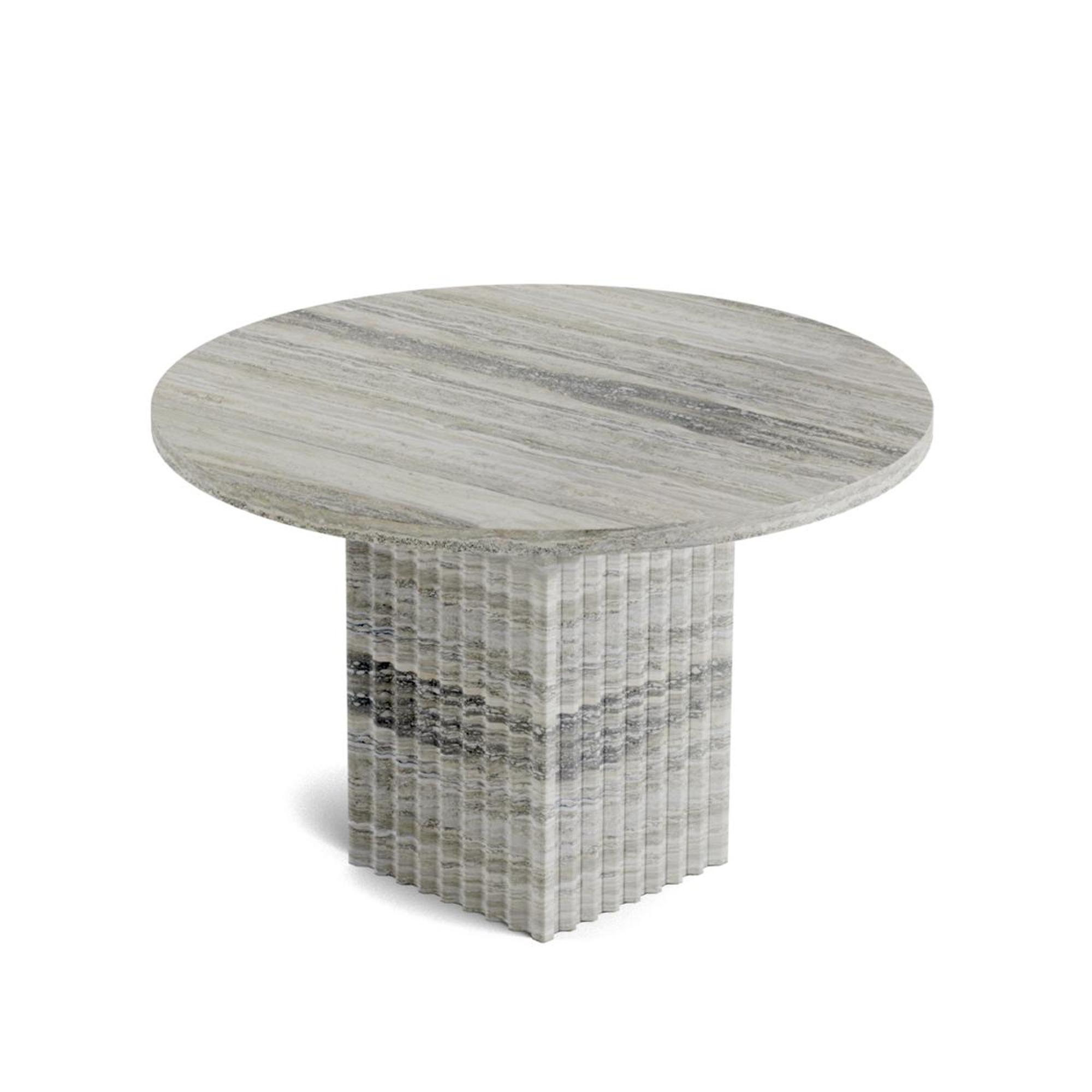 NORR11 Table Basse Soho en Travertin Argent