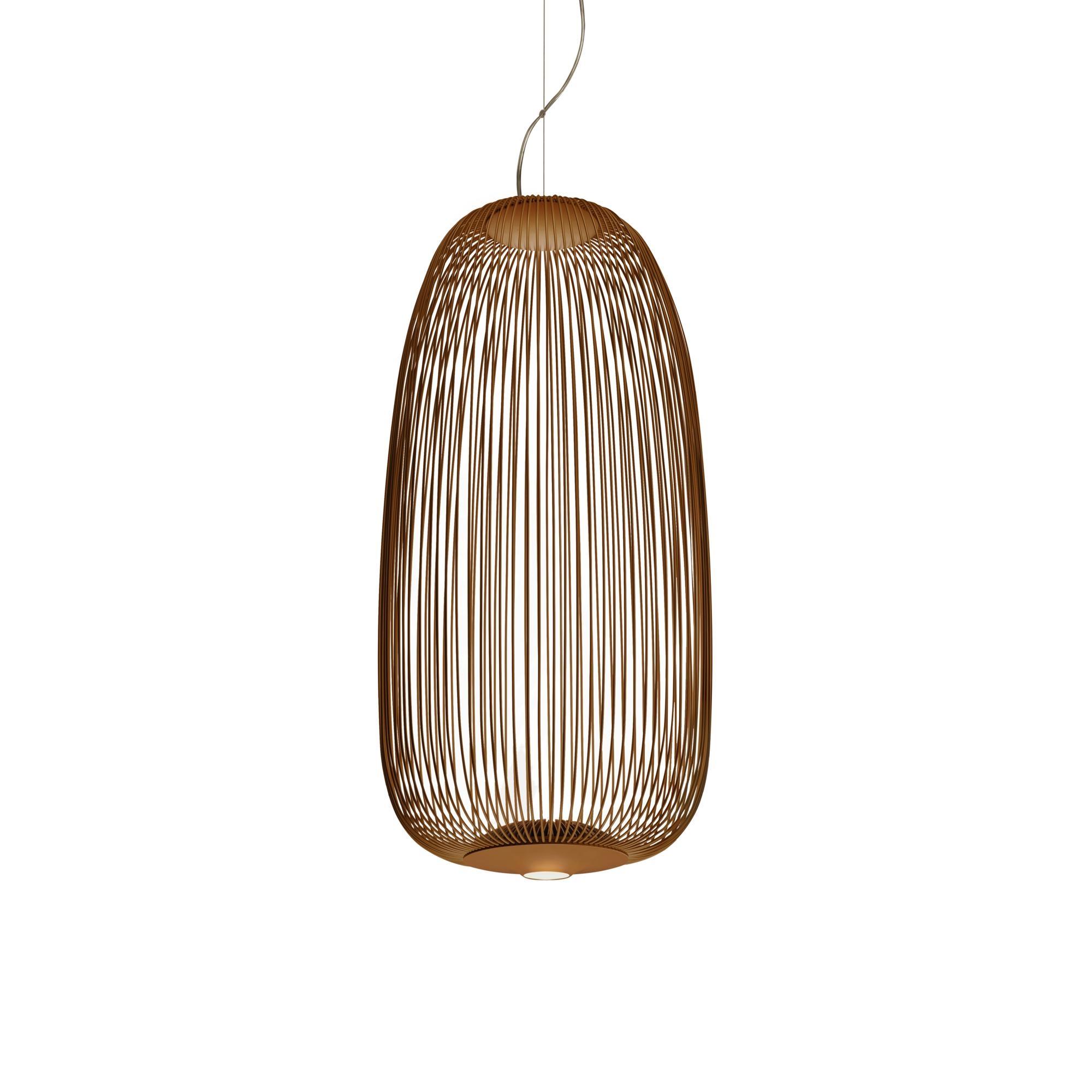 Foscarini Spokes 1 Lámpara Colgante con LED Cobre