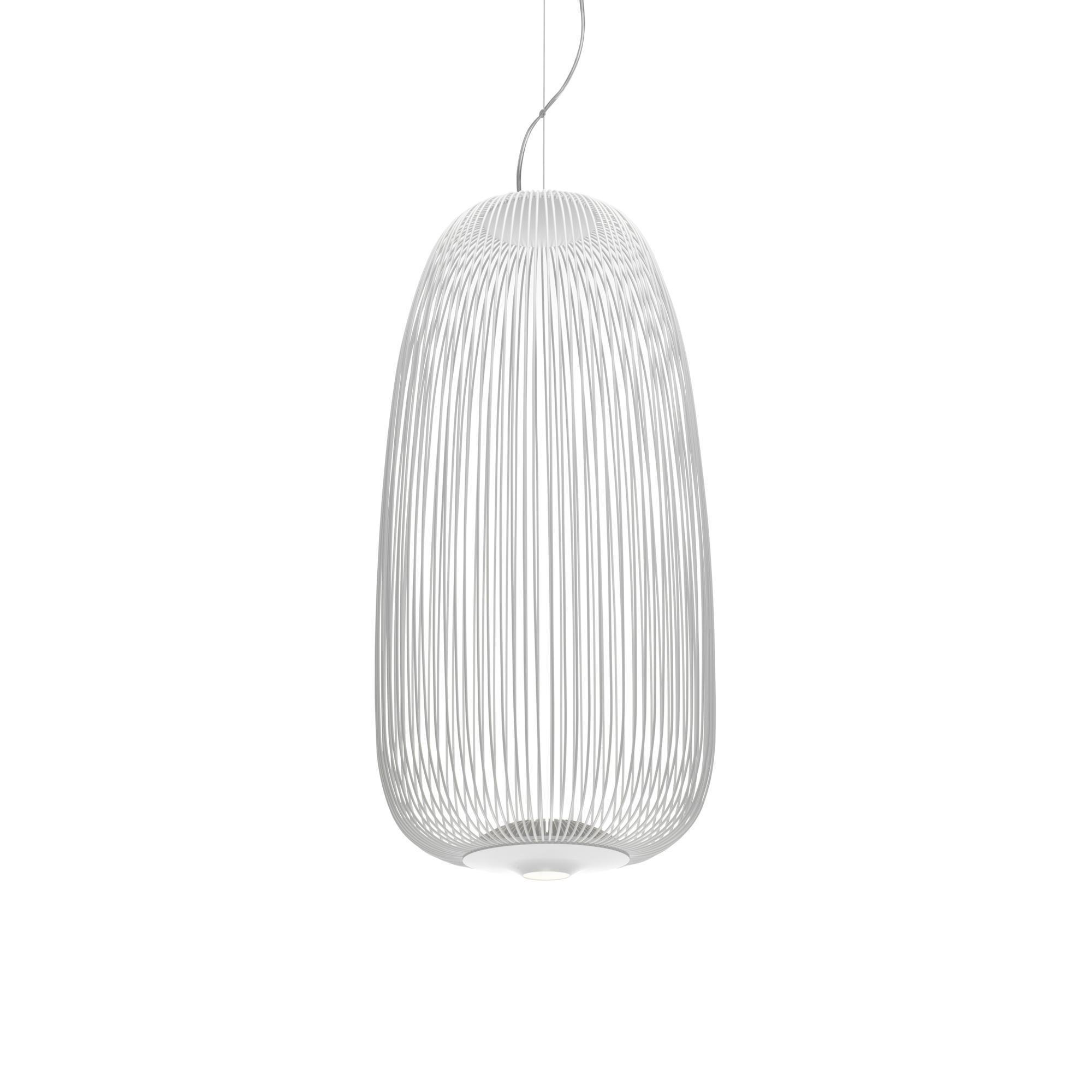 Foscarini Spokes 1 Pendel med LED Hvid