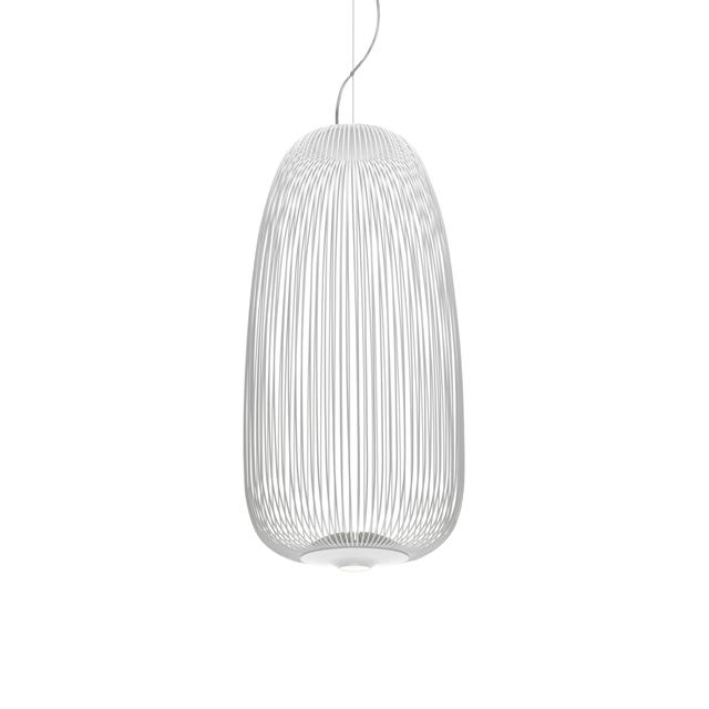 Foscarini Spokes 1 Taklampa med LED Vit