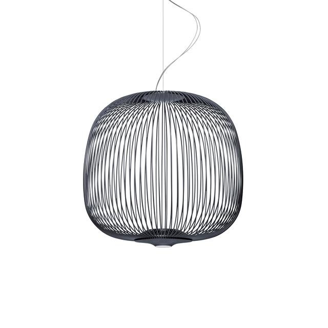 Foscarini Spokes 2 Midi Taklampa med LED Grå