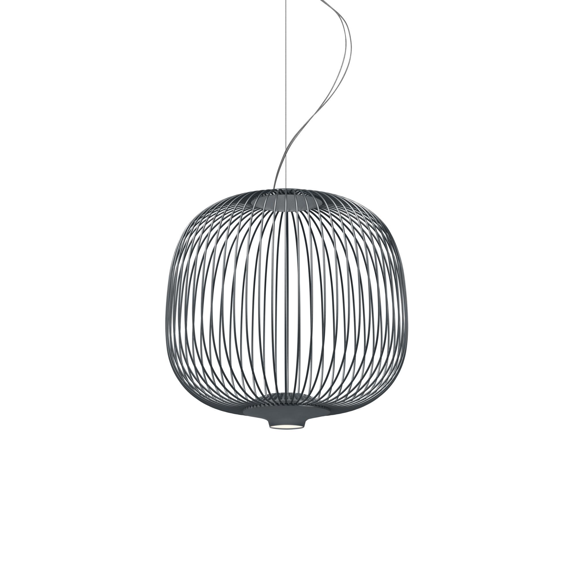 Foscarini Spokes 2 Piccola Pendant with Dimmer Gray