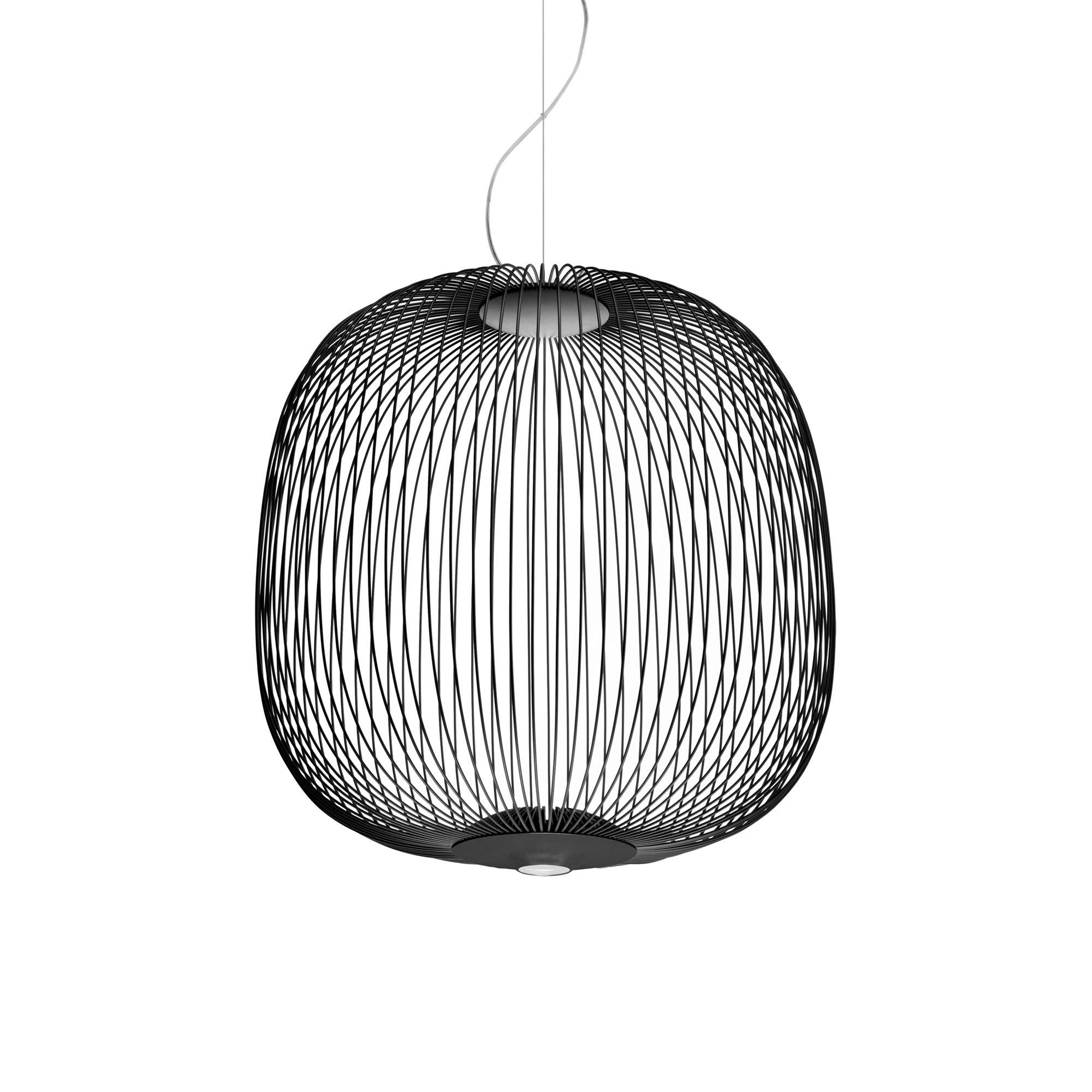 Lampa Wisząca Foscarini Spokes 2 w Lampa Wisząca Czarny