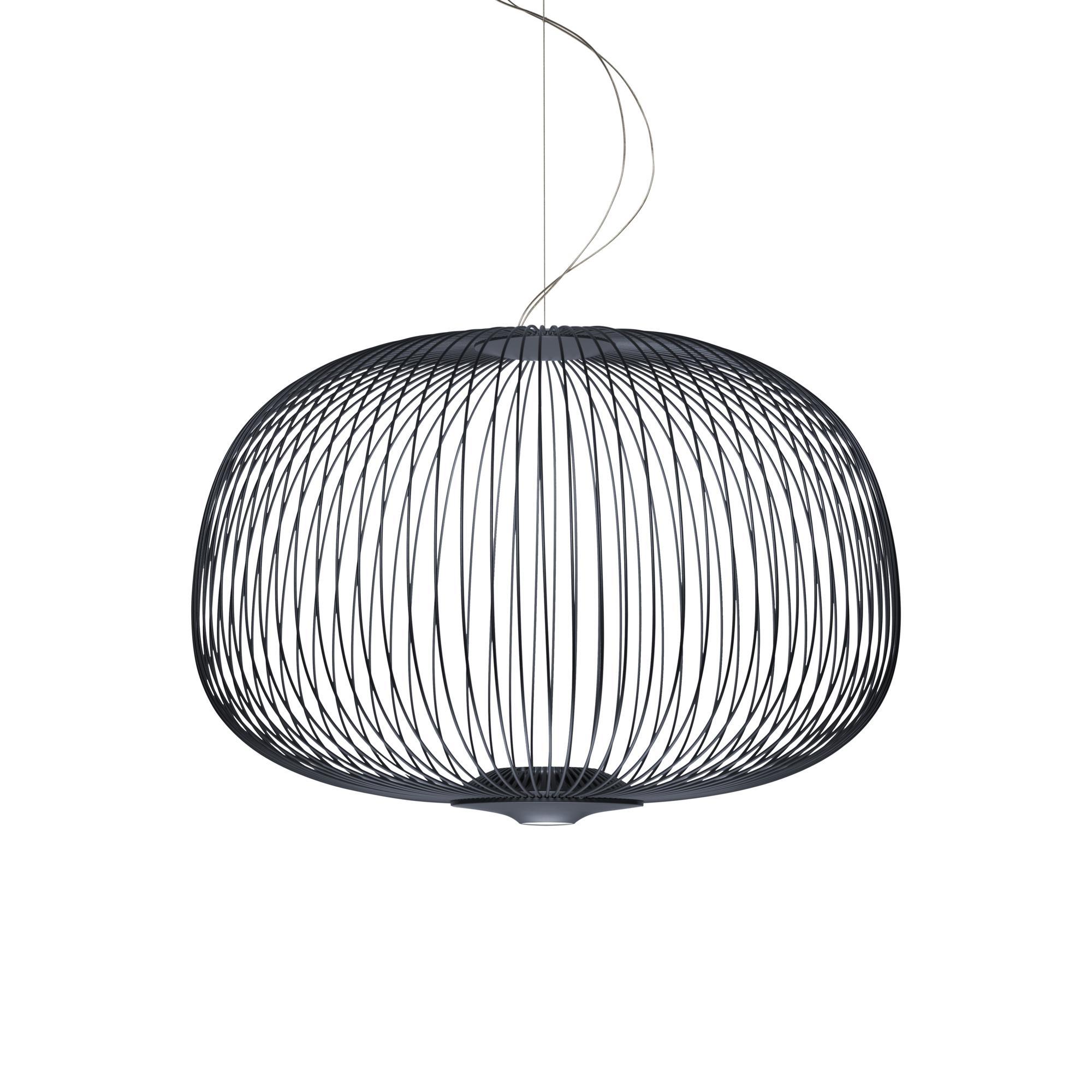 Foscarini Spokes 3 Pendant with Dimmer Gray